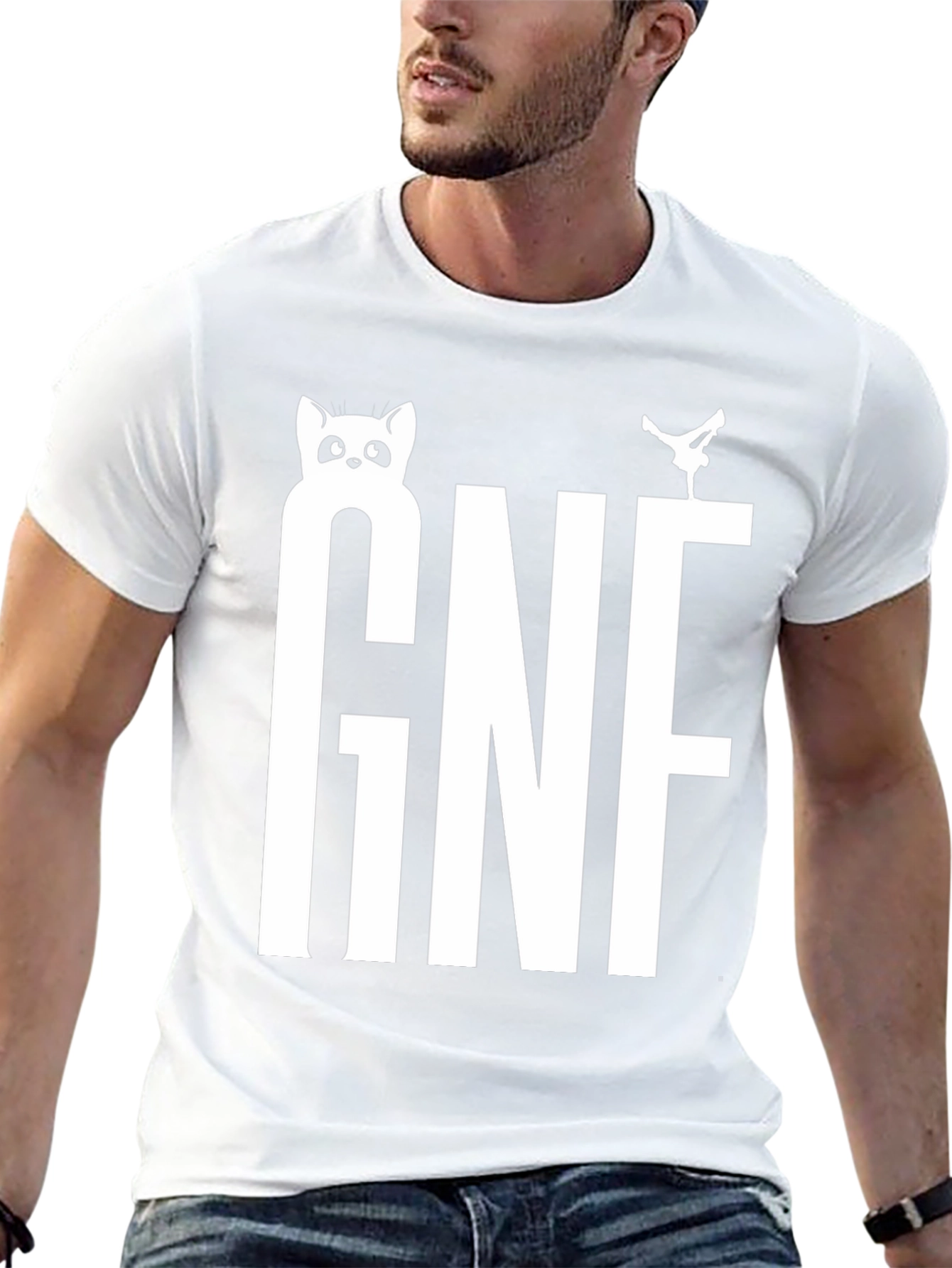 GNF Graphic Tee - Cool & Casual Black T-Shirt