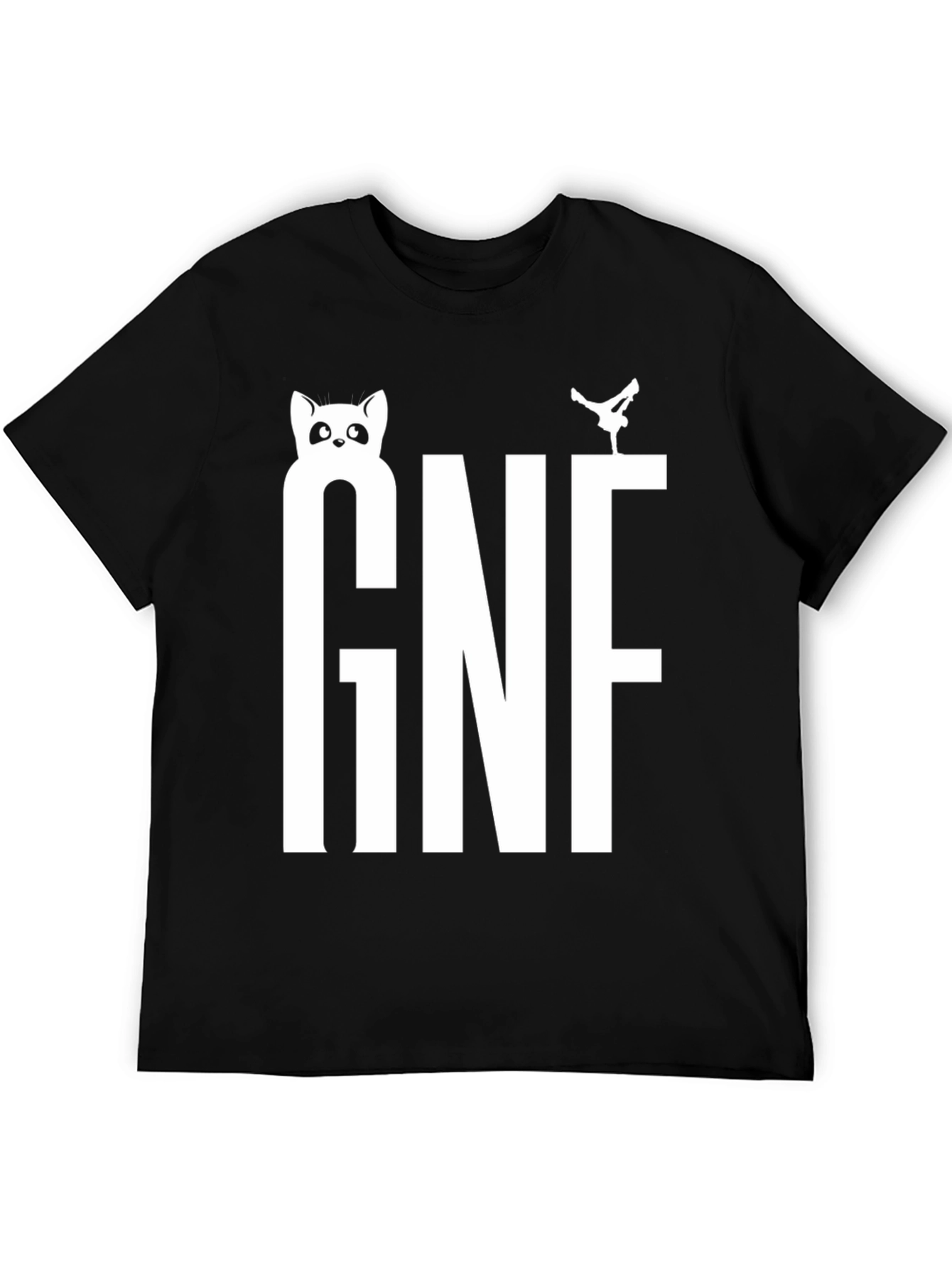 GNF Graphic Tee - Cool & Casual Black T-Shirt