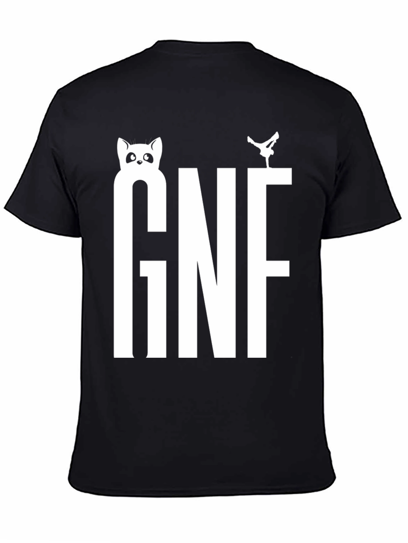 GNF Graphic Tee - Cool & Casual Black T-Shirt