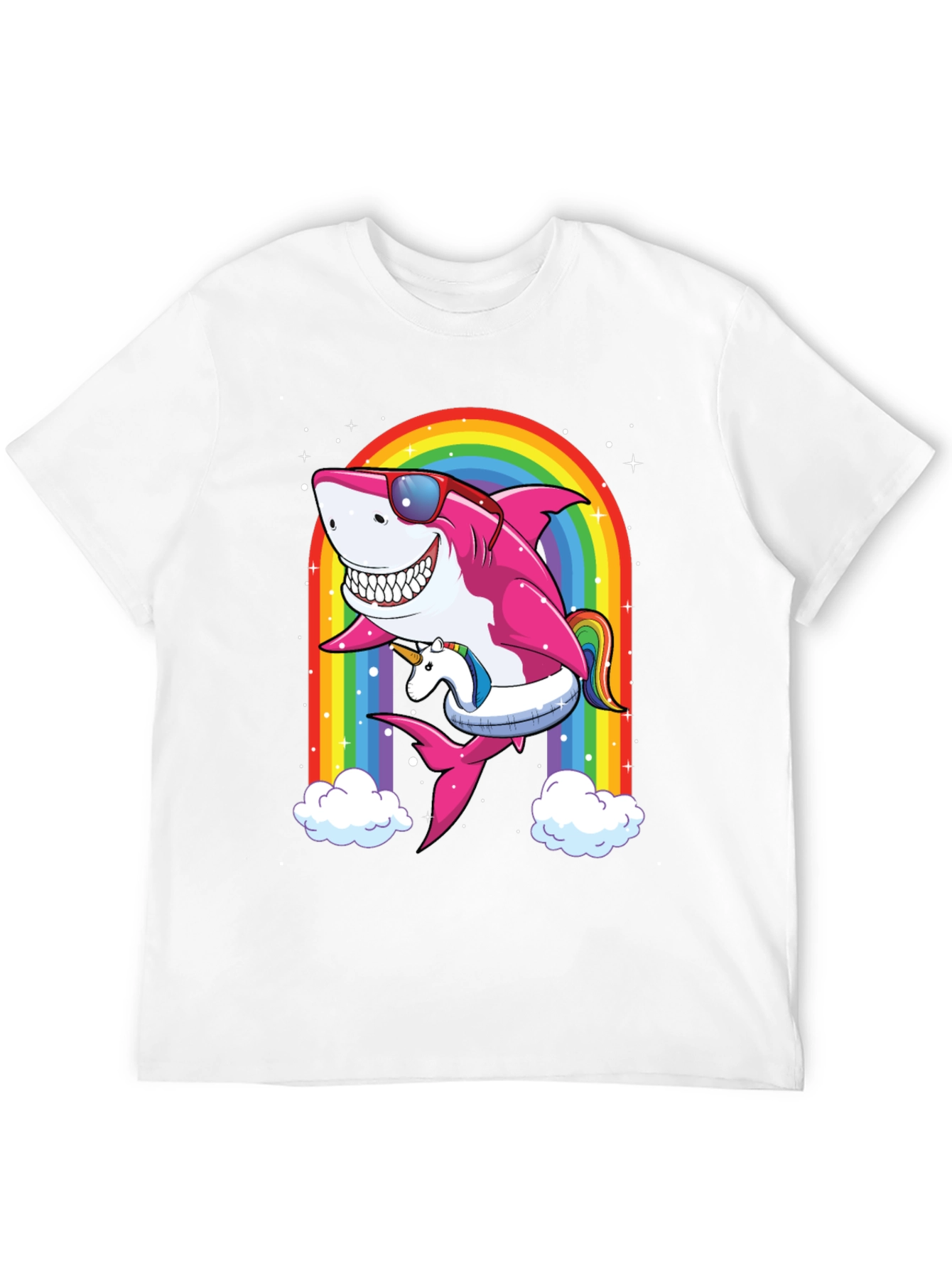 Shark Unicorn Rainbow T-Shirt