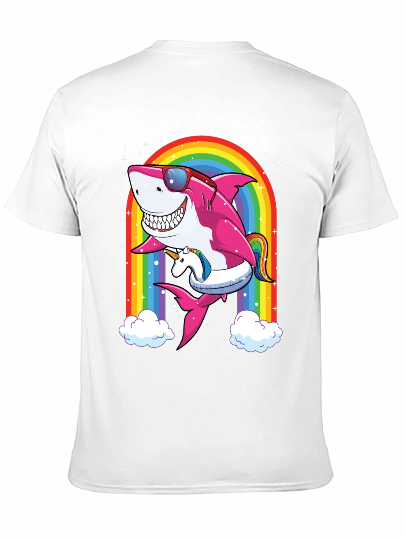 Shark Unicorn Rainbow T-Shirt