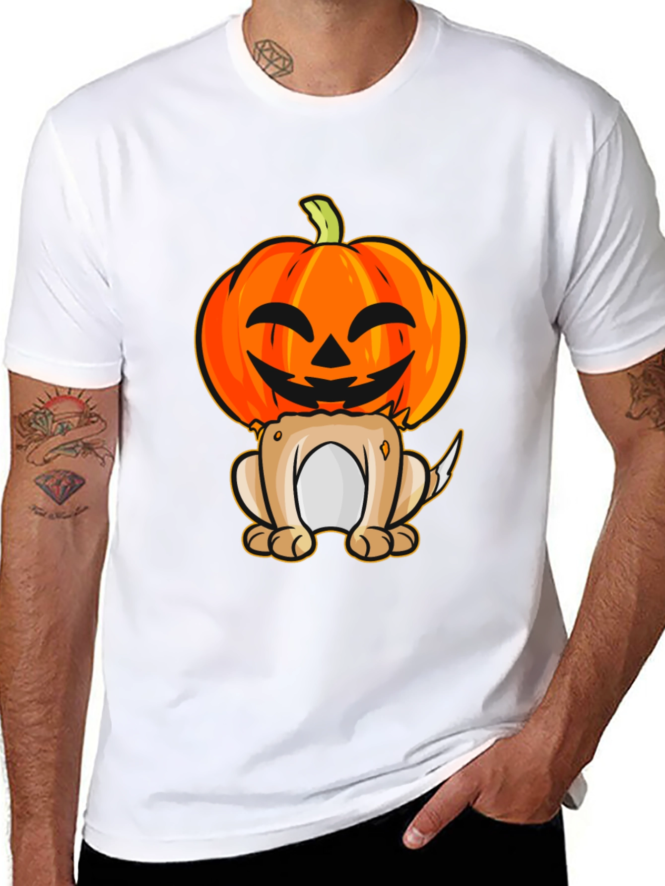 Halloween Dog Pumpkin T-Shirt