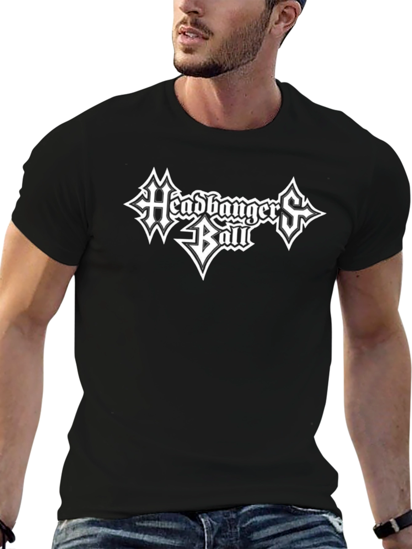 Headbangers Ball Black T-Shirt - Metal Music Tee