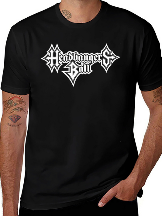 Headbangers Ball Black T-Shirt - Metal Music Tee