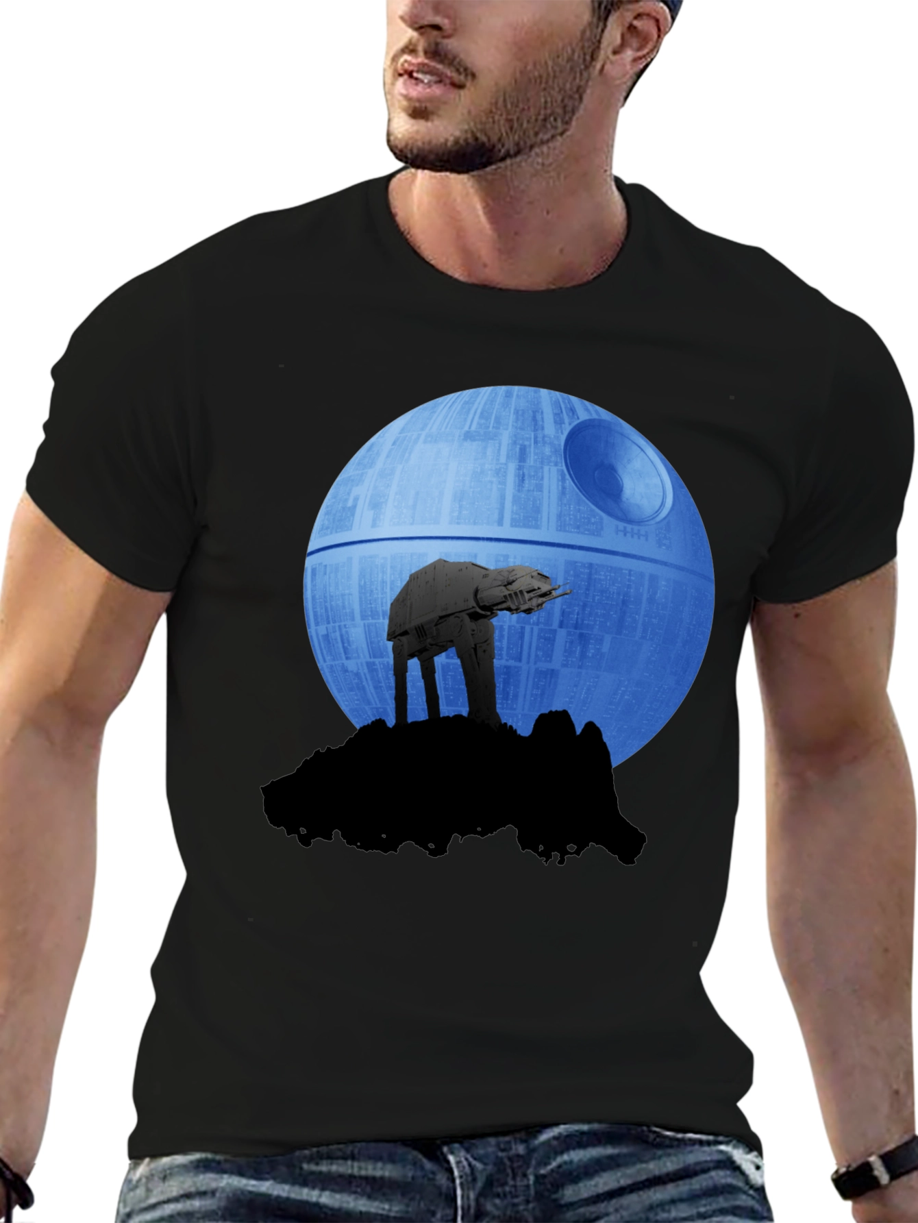 Star Wars AT-AT Death Star Graphic T-Shirt