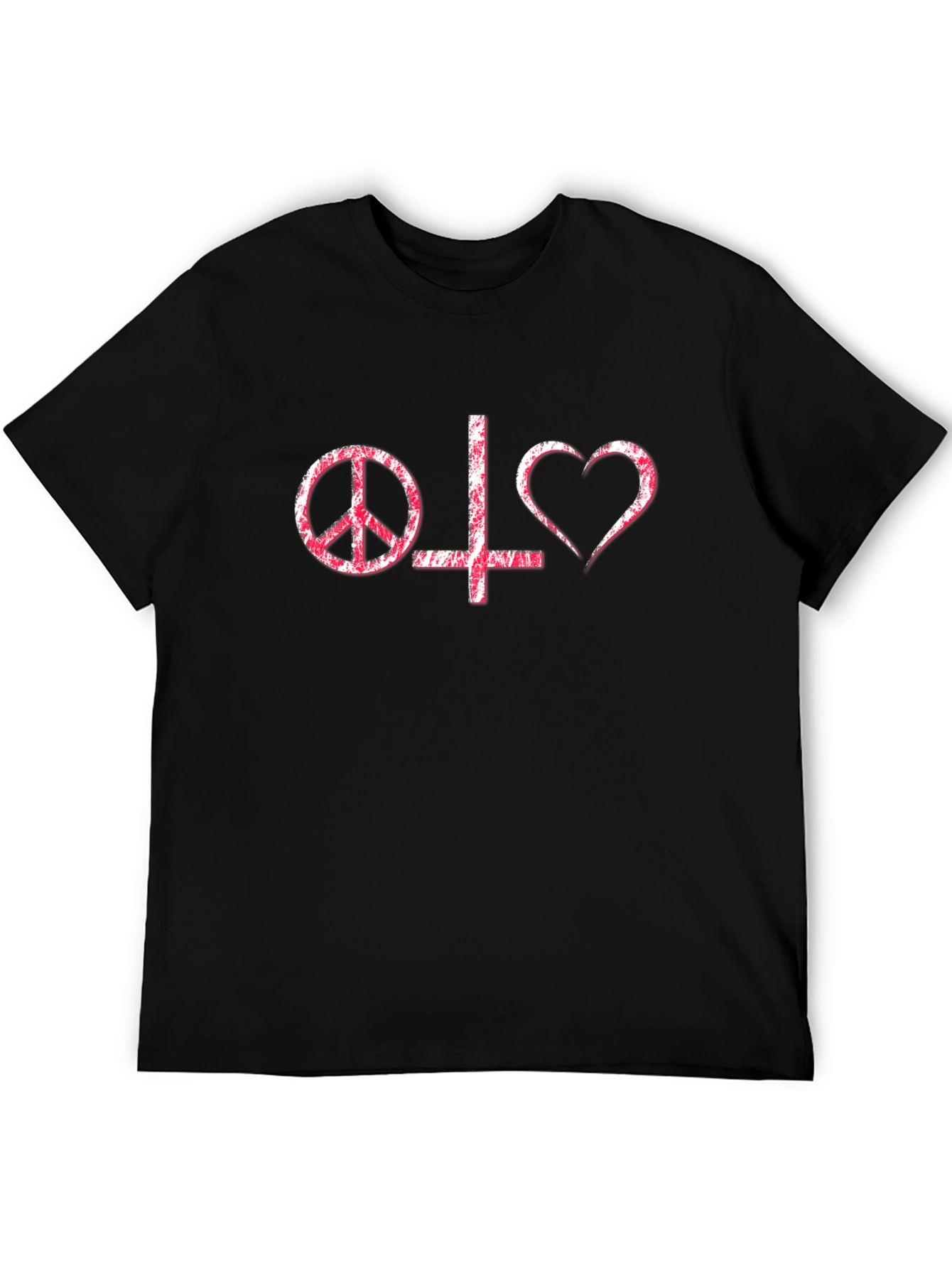 Peace Love T-Shirt - Stylish Graphic Tee