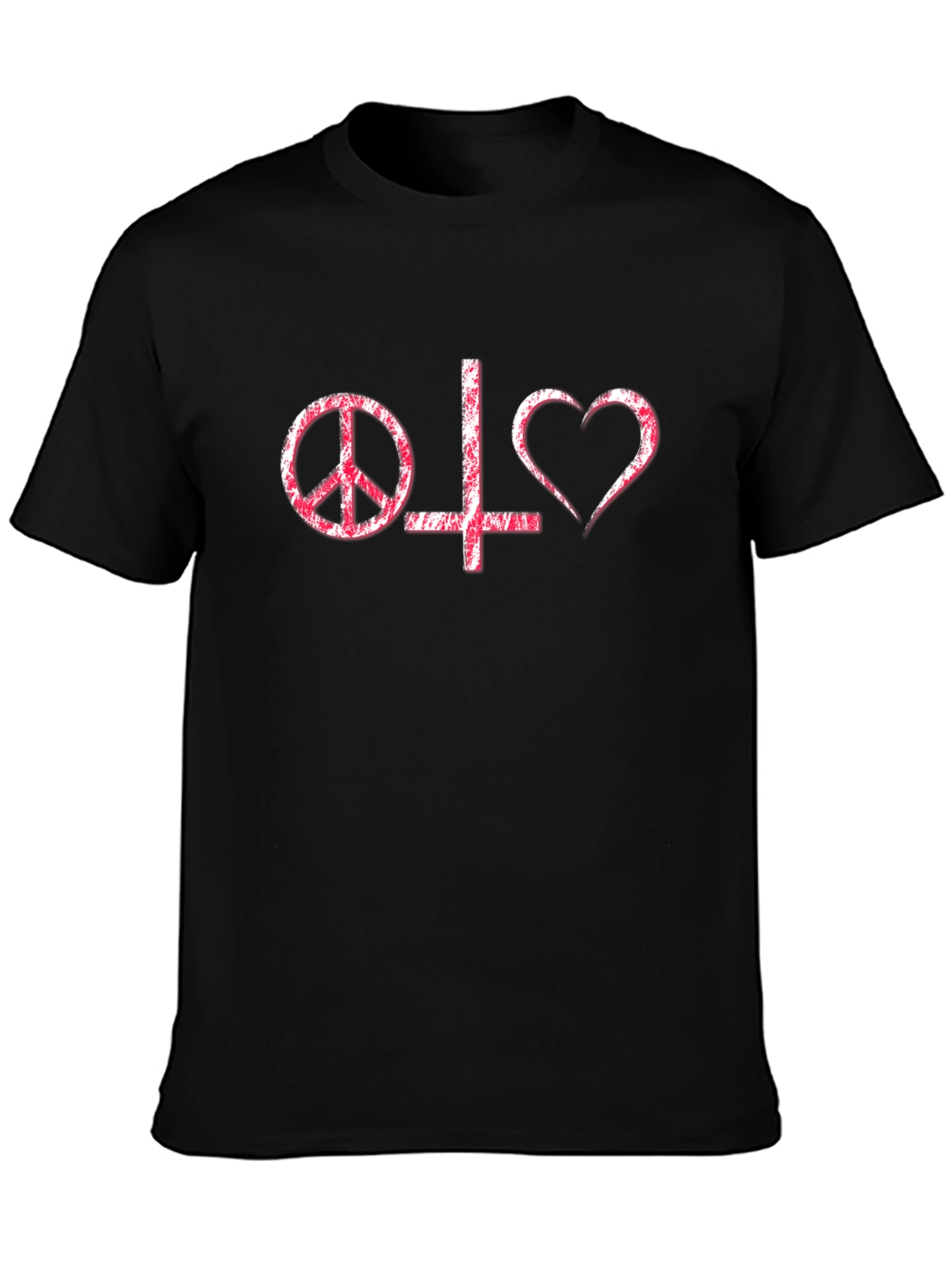 Peace Love T-Shirt - Stylish Graphic Tee