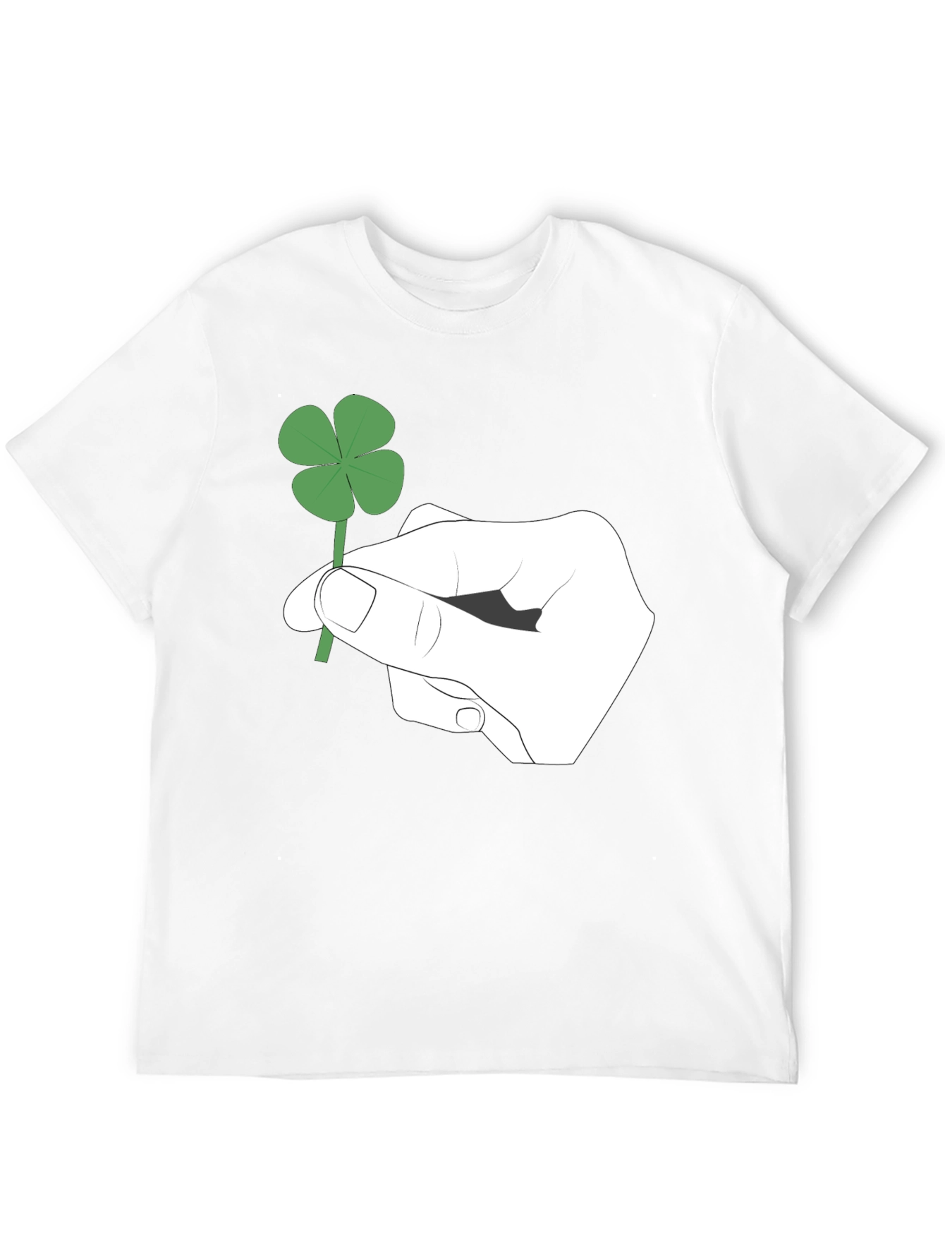 Lucky Four-Leaf Clover Graphic Tee