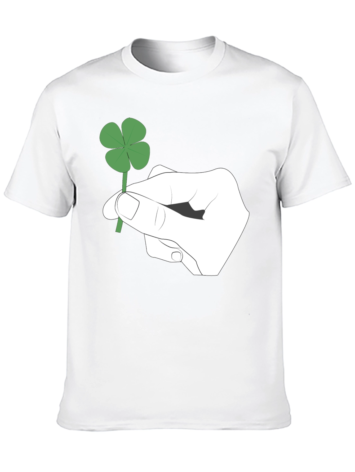 Lucky Four-Leaf Clover Graphic Tee