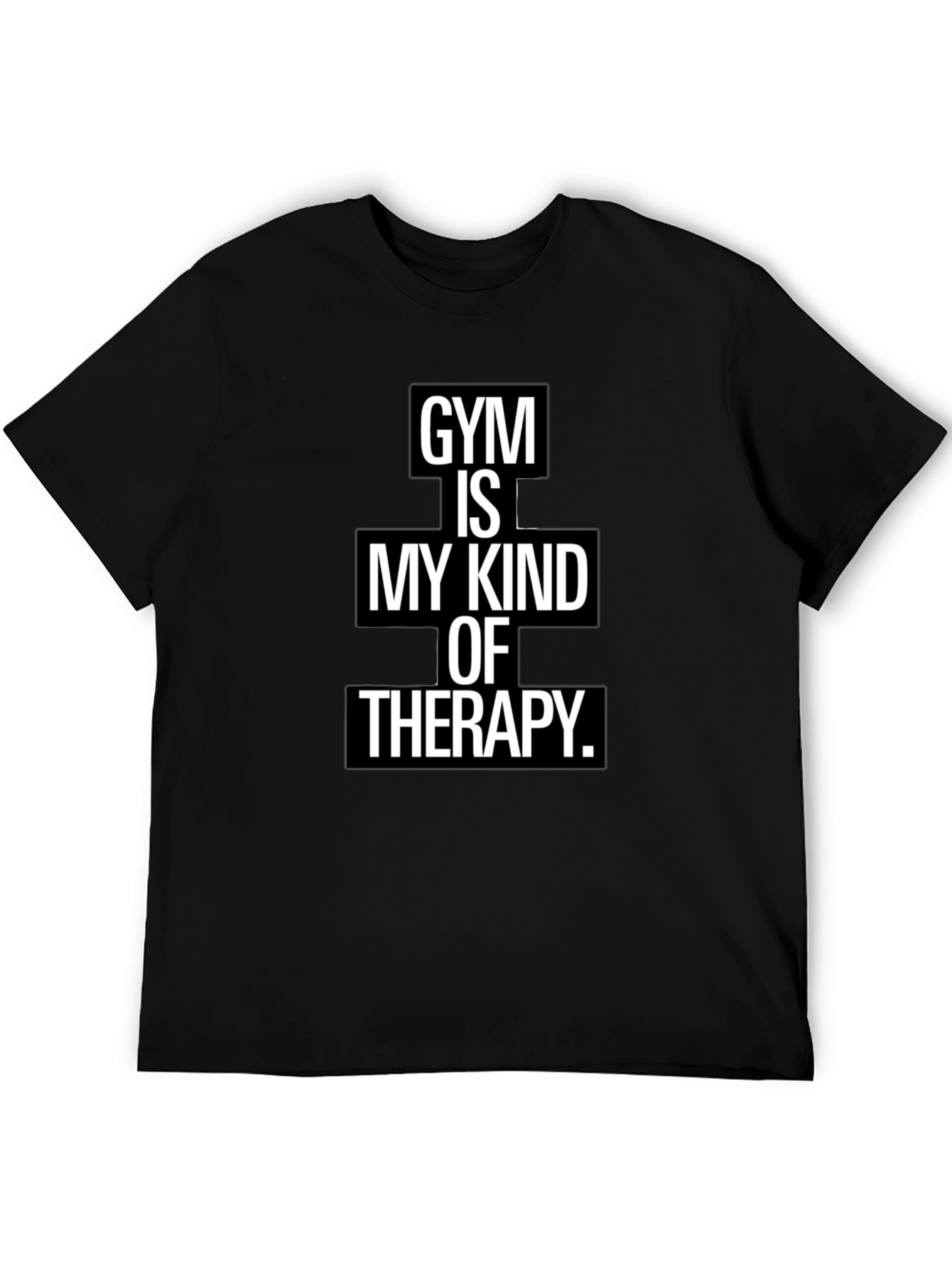 Gym Therapy Black Graphic Tee