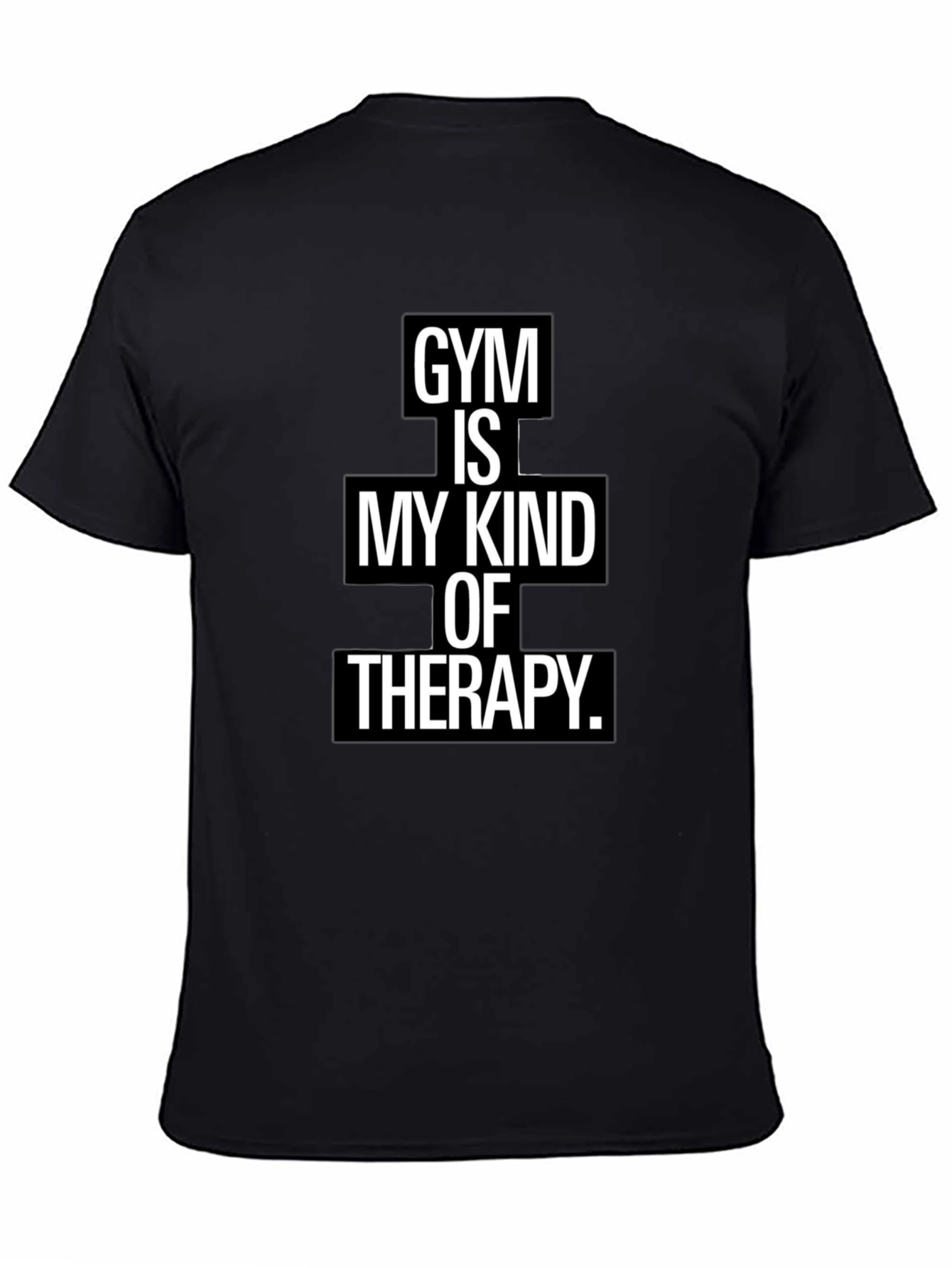 Gym Therapy Black Graphic Tee