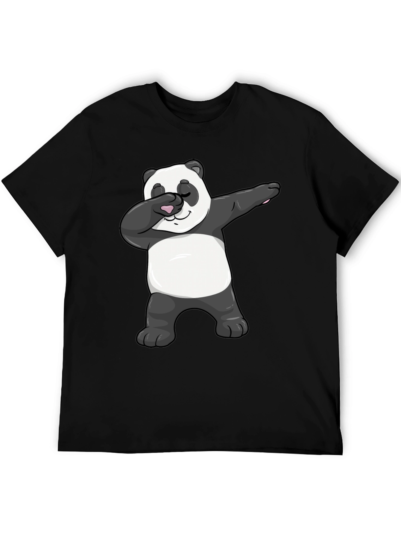 Dabbing Panda Black T-Shirt