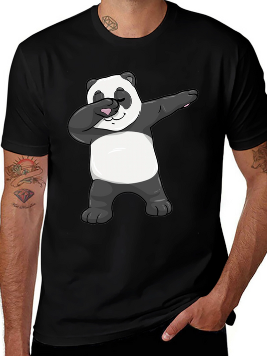 Dabbing Panda Black T-Shirt
