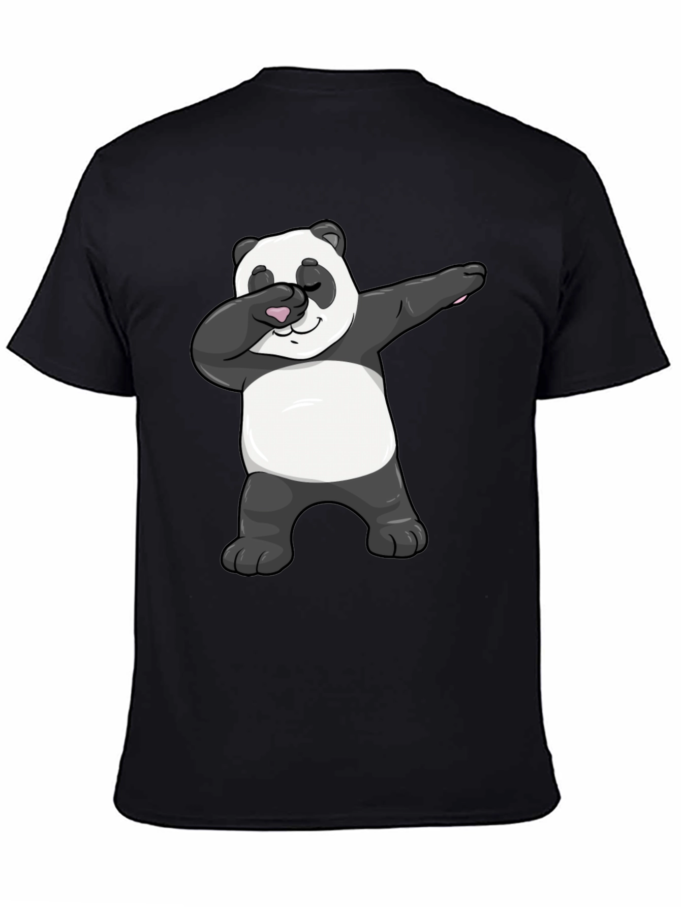 Dabbing Panda Black T-Shirt