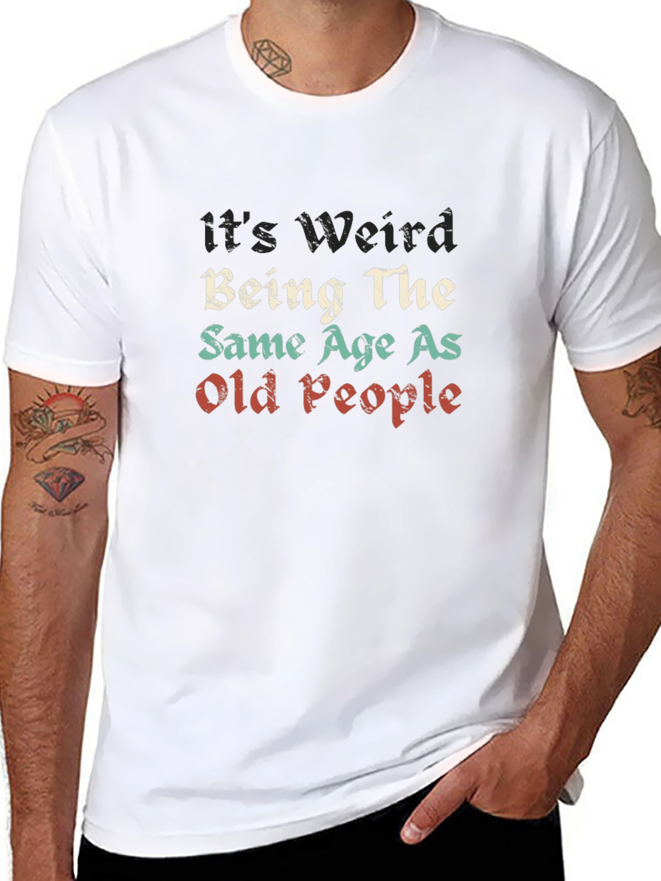 Funny Old People Graphic Tee