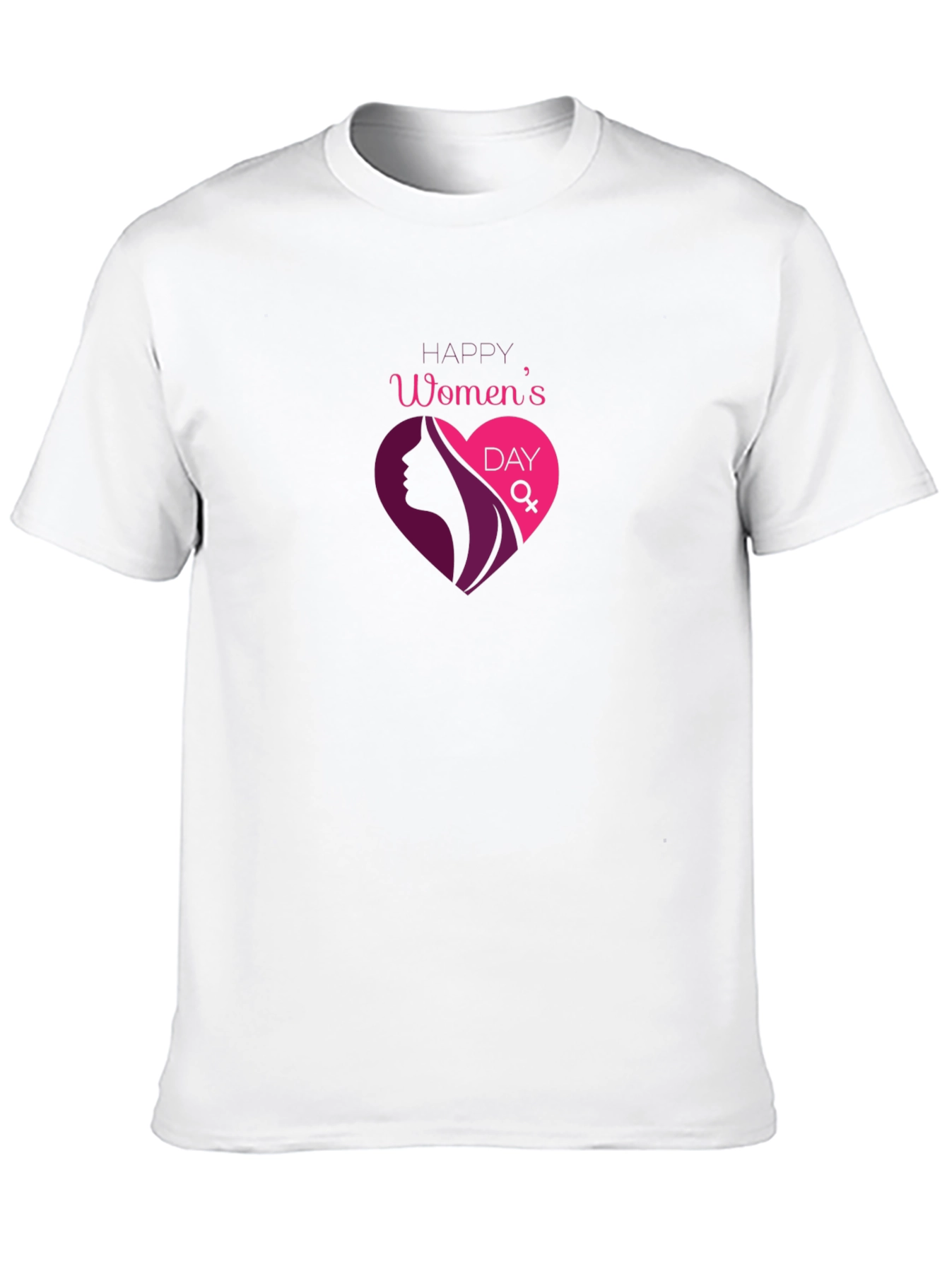 Womens Day Graphic T-Shirt - Black Cotton Tee