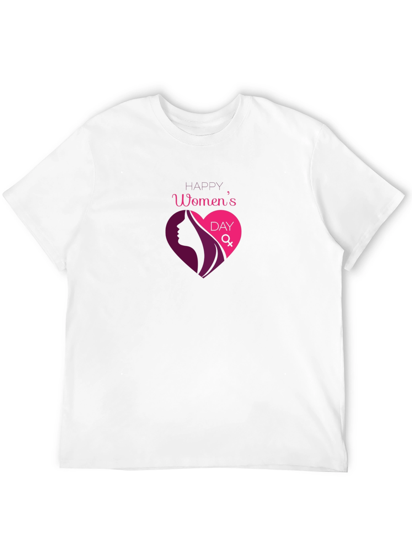 Womens Day Graphic T-Shirt - Black Cotton Tee