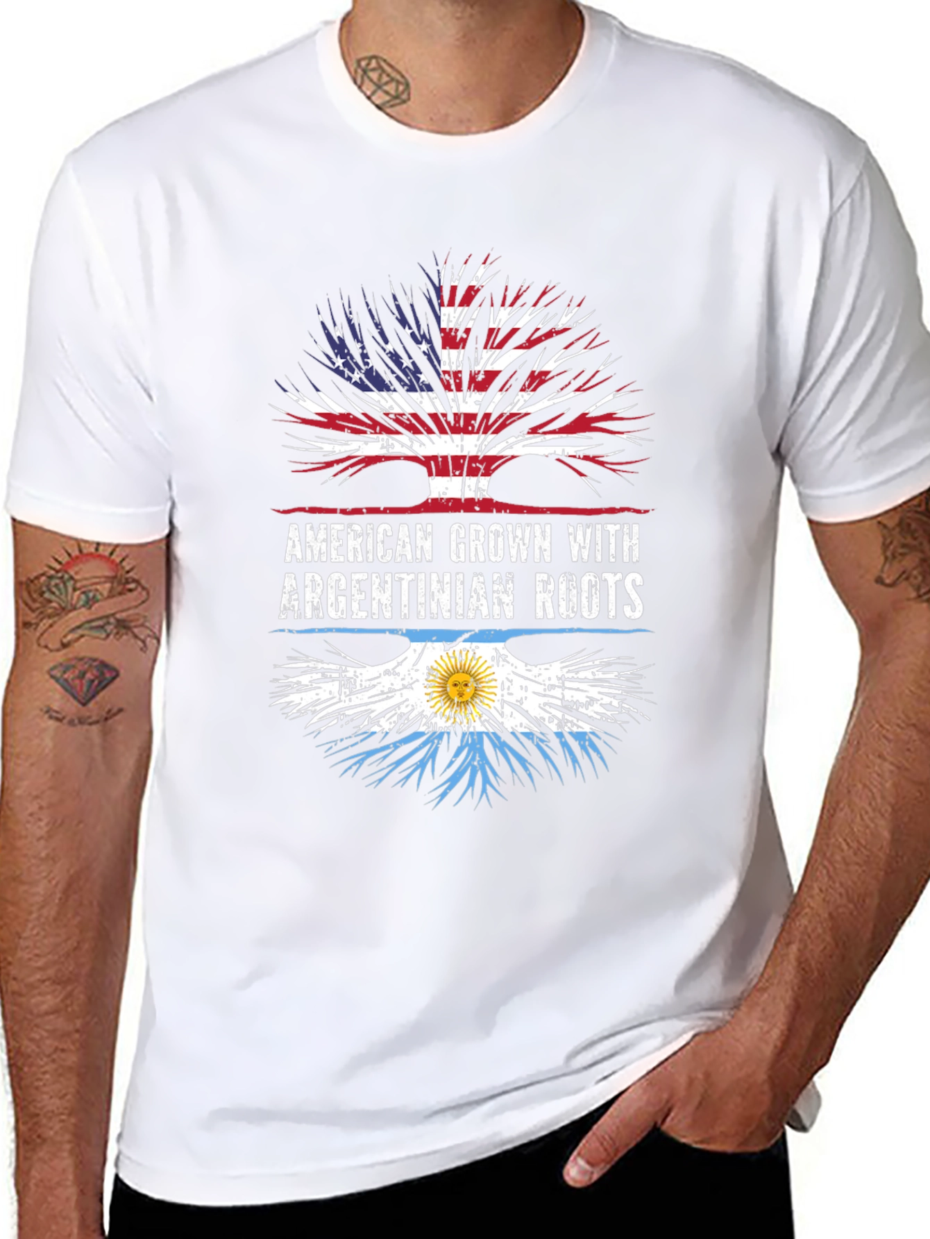American Grown with Argentinian Roots T-Shirt