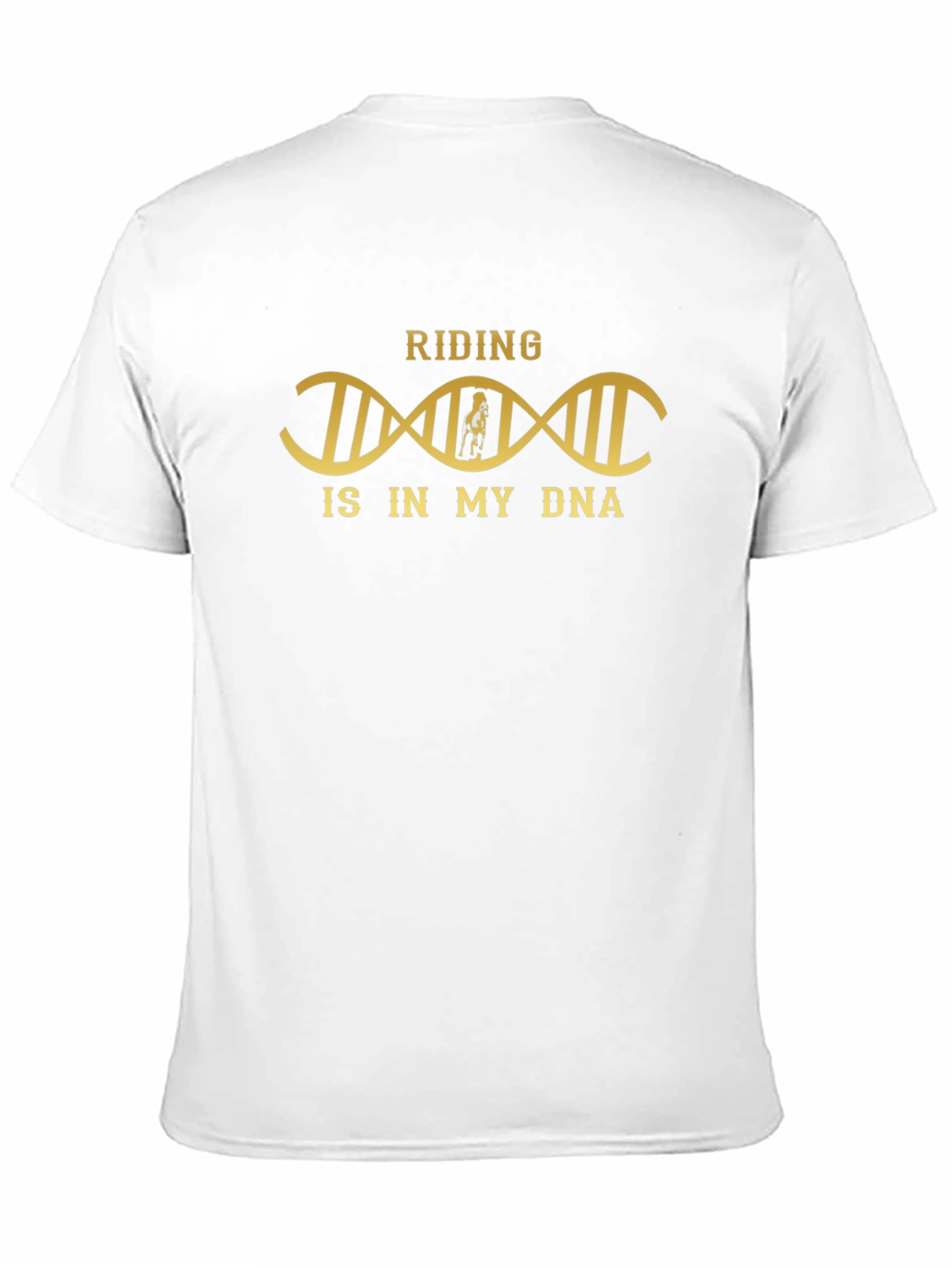 Riding is in My DNA Black T-Shirt