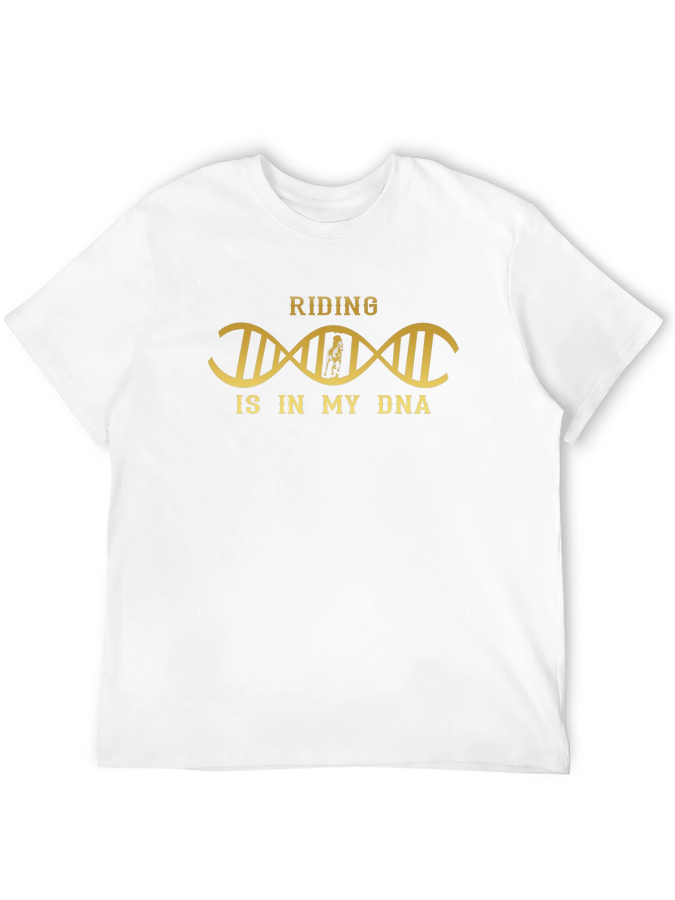 Riding is in My DNA Black T-Shirt