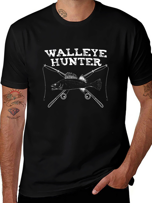 Walleye Hunter T-Shirt - Fishing Graphic Tee