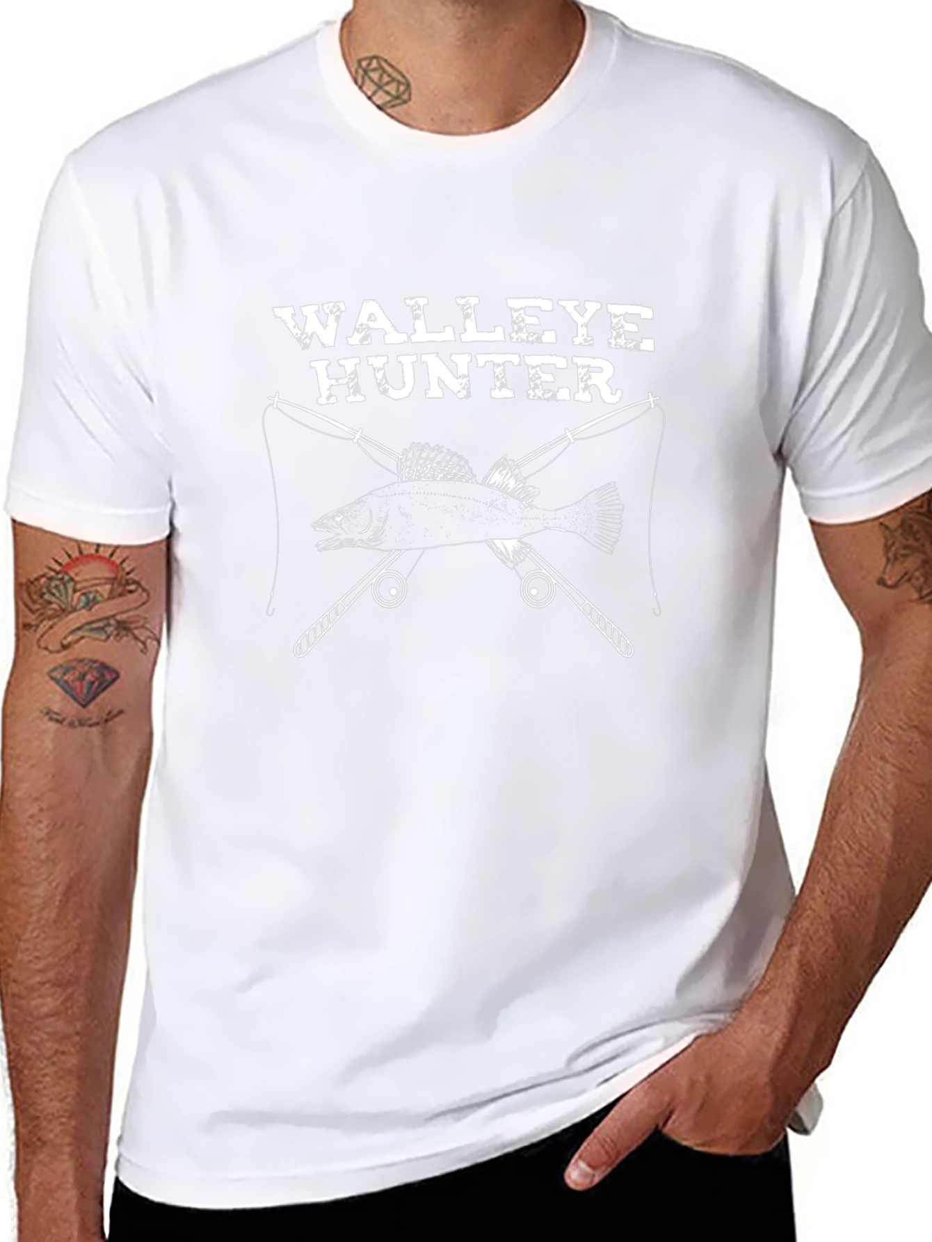 Walleye Hunter T-Shirt - Fishing Graphic Tee