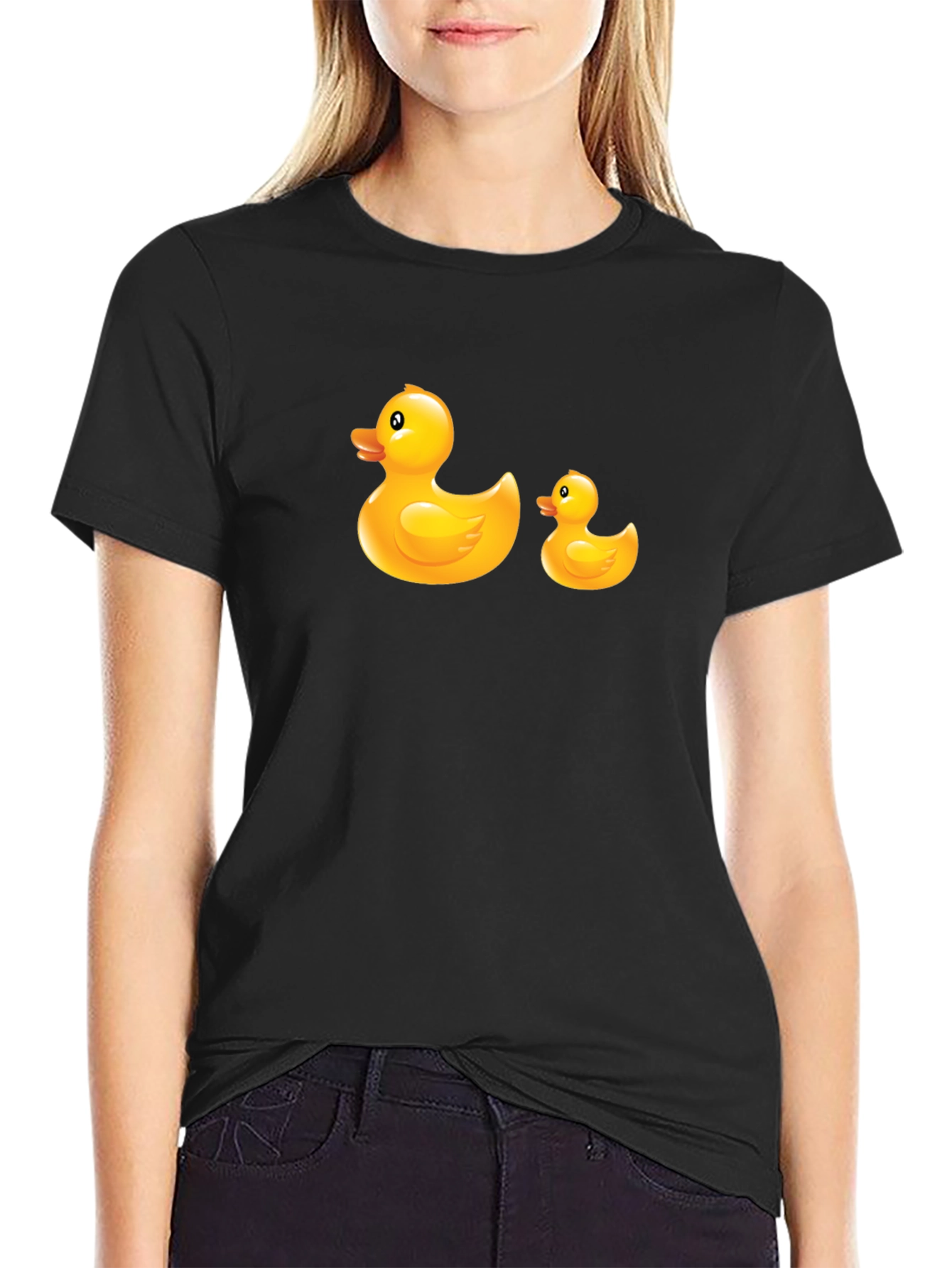 Rubber Duckie Graphic Black T-Shirt