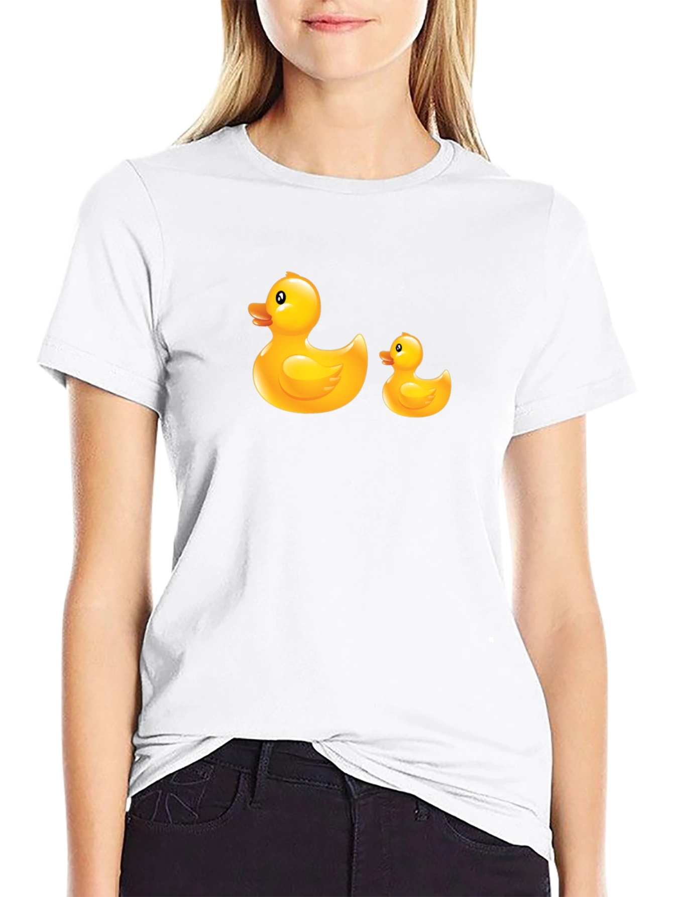 Rubber Duckie Graphic Black T-Shirt