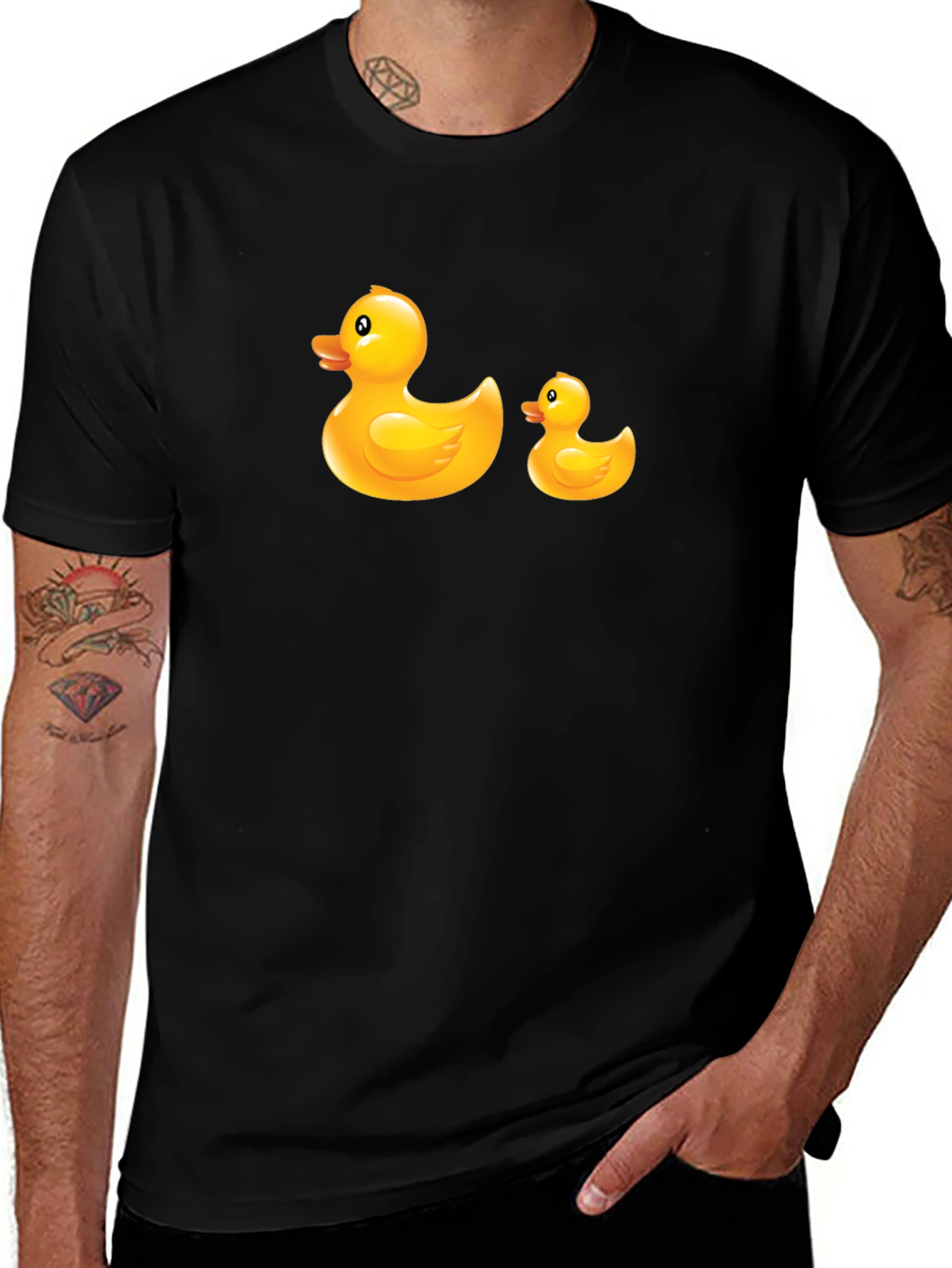 Rubber Duckie Graphic Black T-Shirt