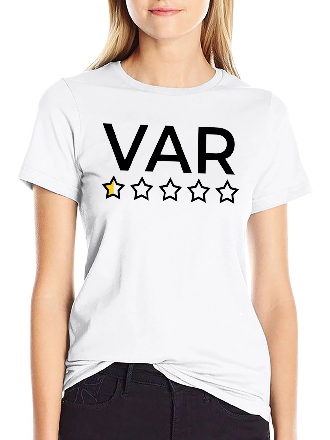 VAR One Star Review Mens Graphic T-Shirt