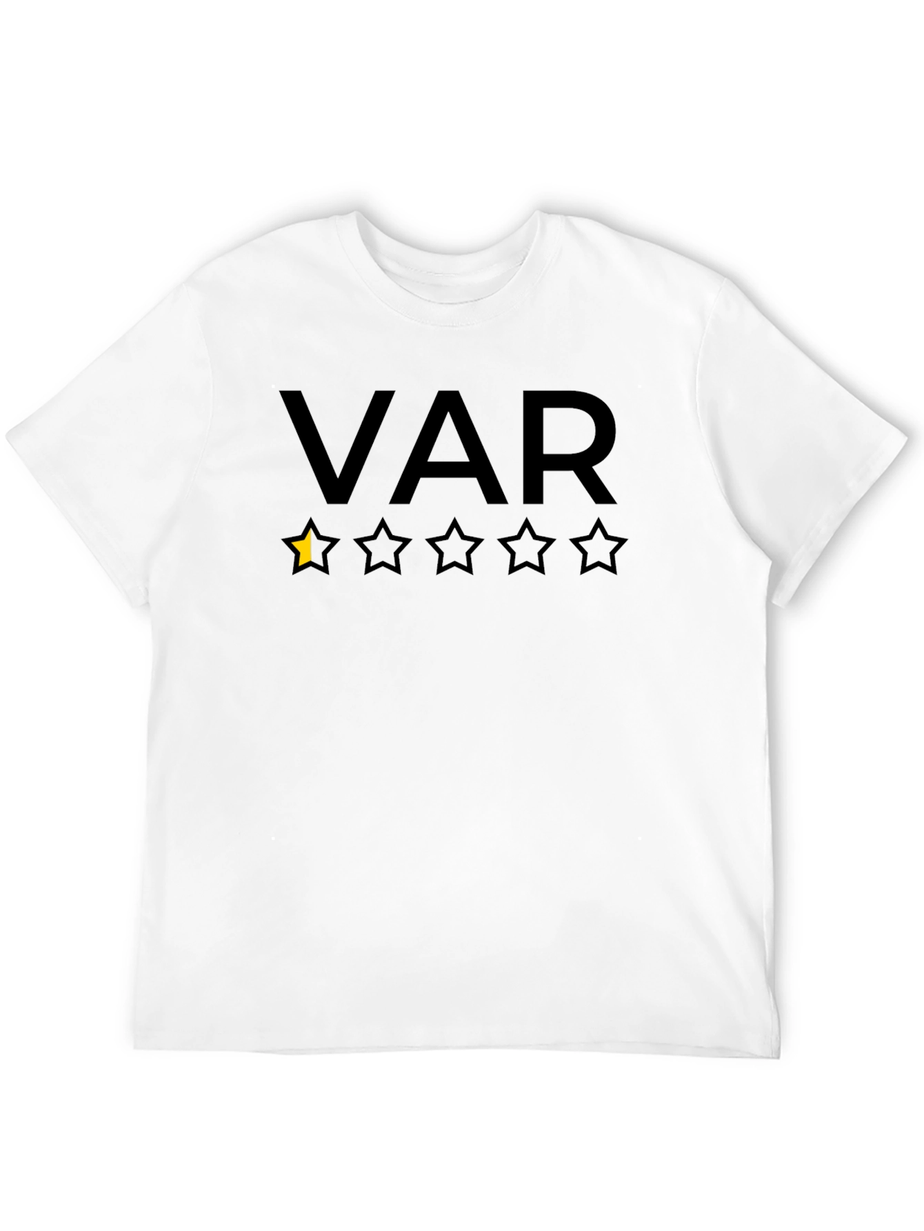 VAR One Star Review Mens Graphic T-Shirt