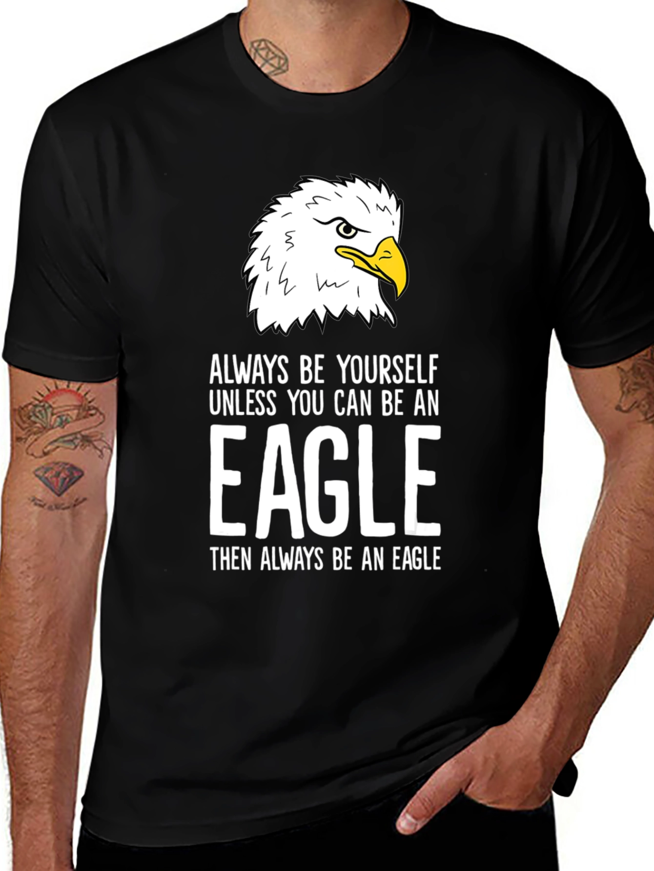 Eagle Graphic T-Shirt - Always Be Yourself