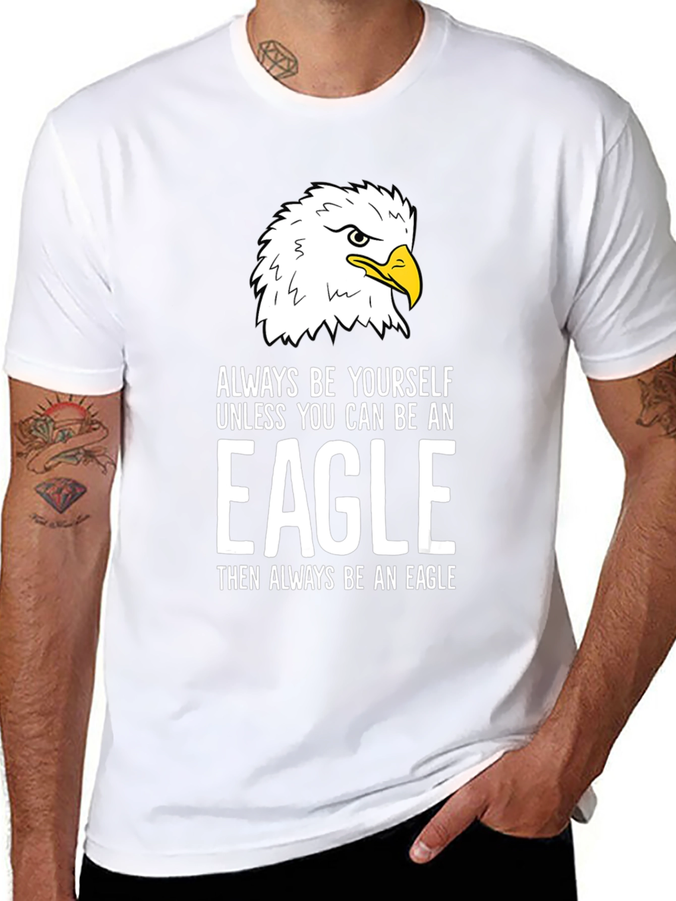 Eagle Graphic T-Shirt - Always Be Yourself