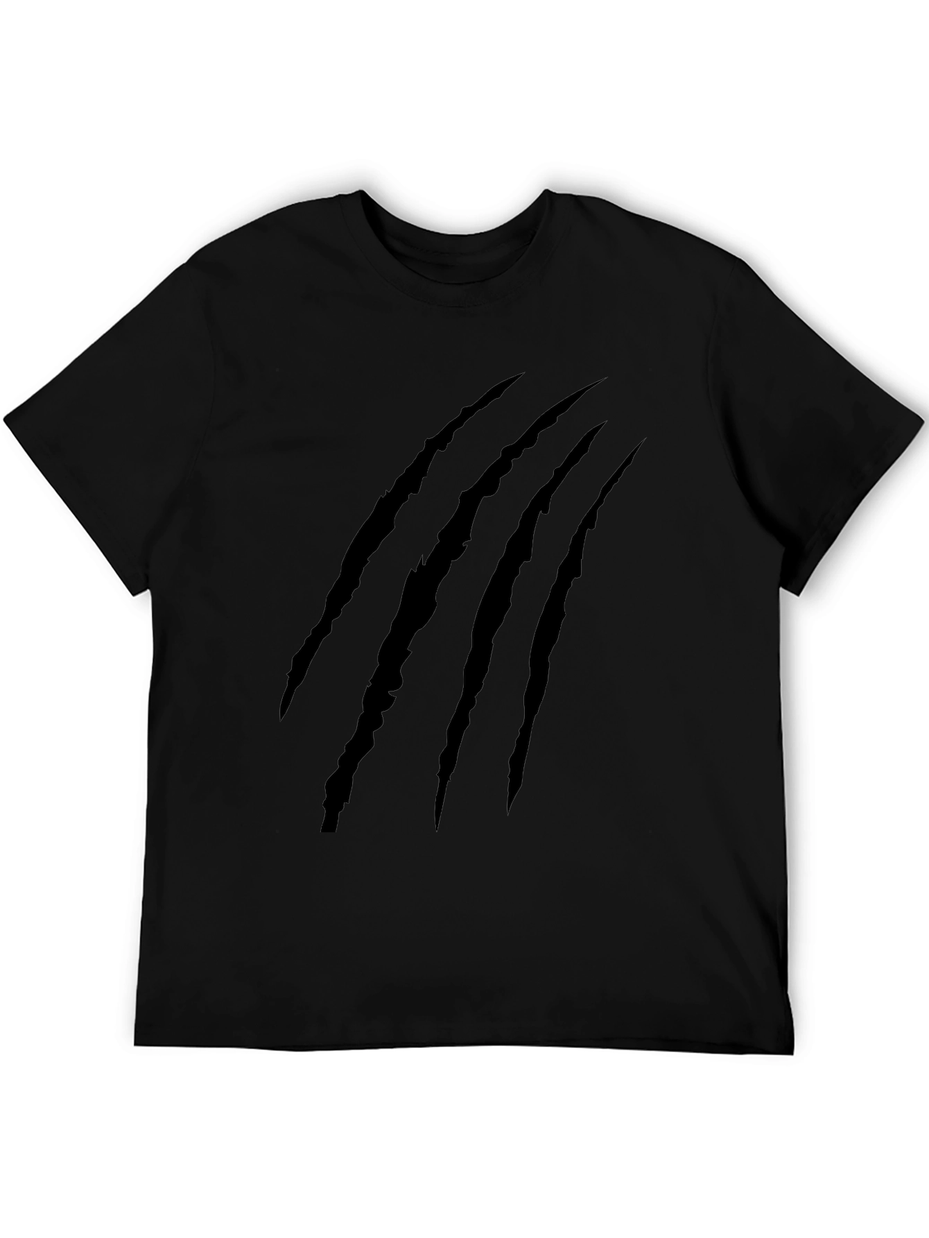 Claw Mark Graphic Tee - Mens Black T-Shirt