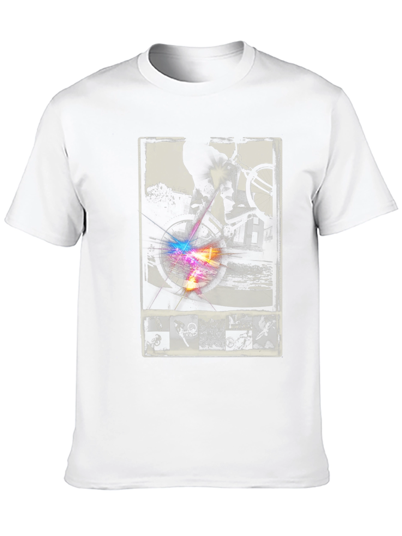 Cool Bike Rider Graphic T-Shirt