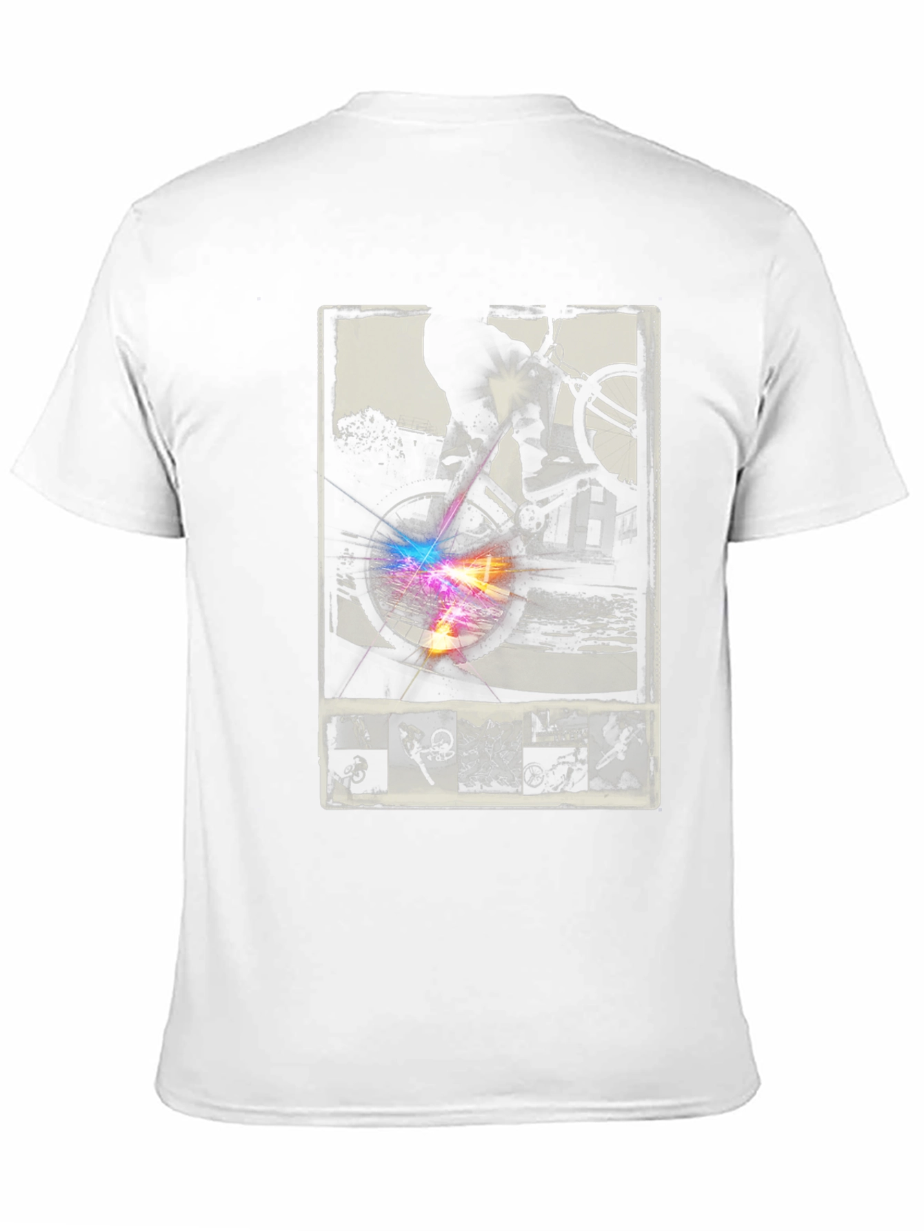 Cool Bike Rider Graphic T-Shirt
