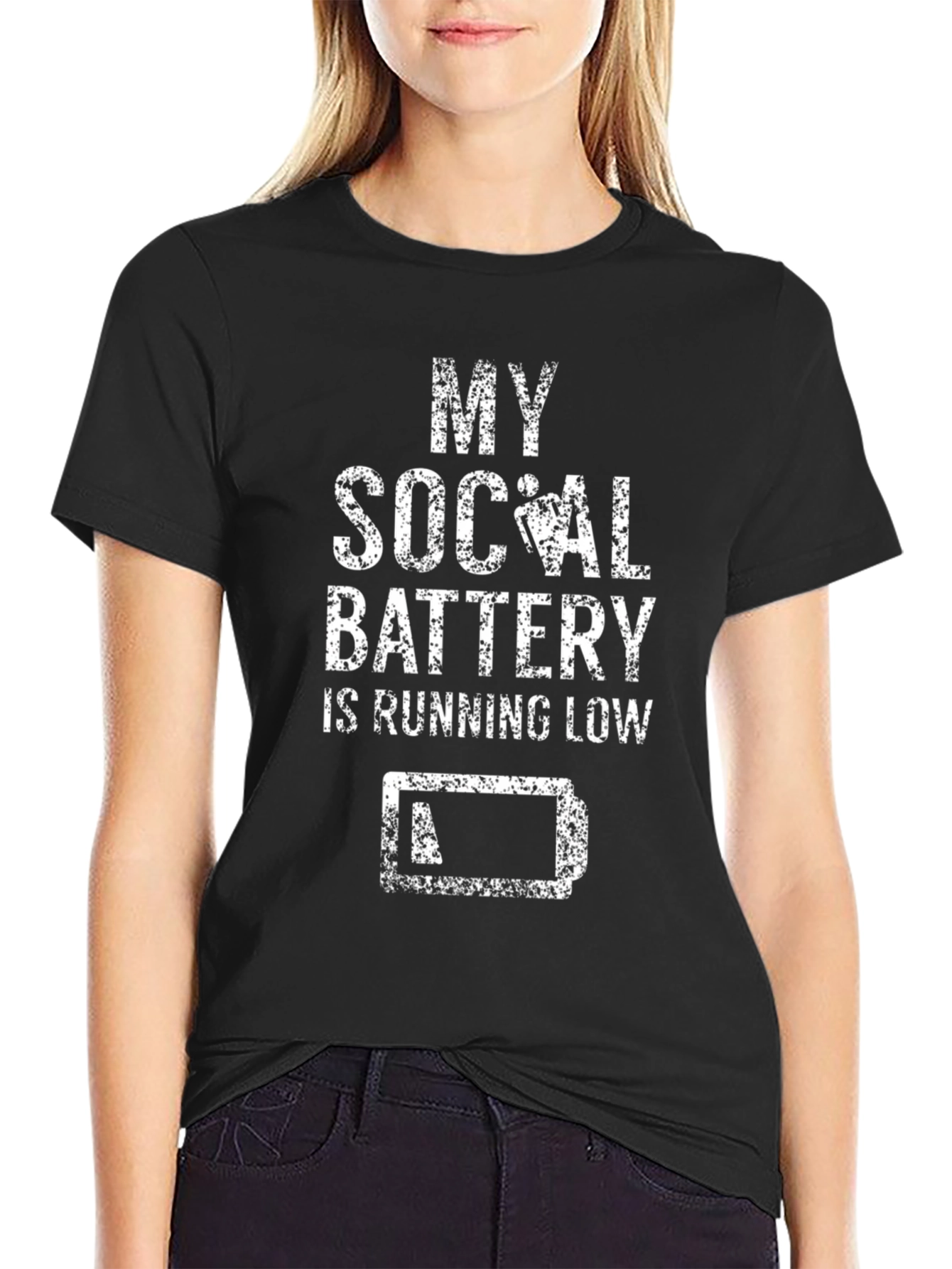 My Social Battery is Running Low T-Shirt