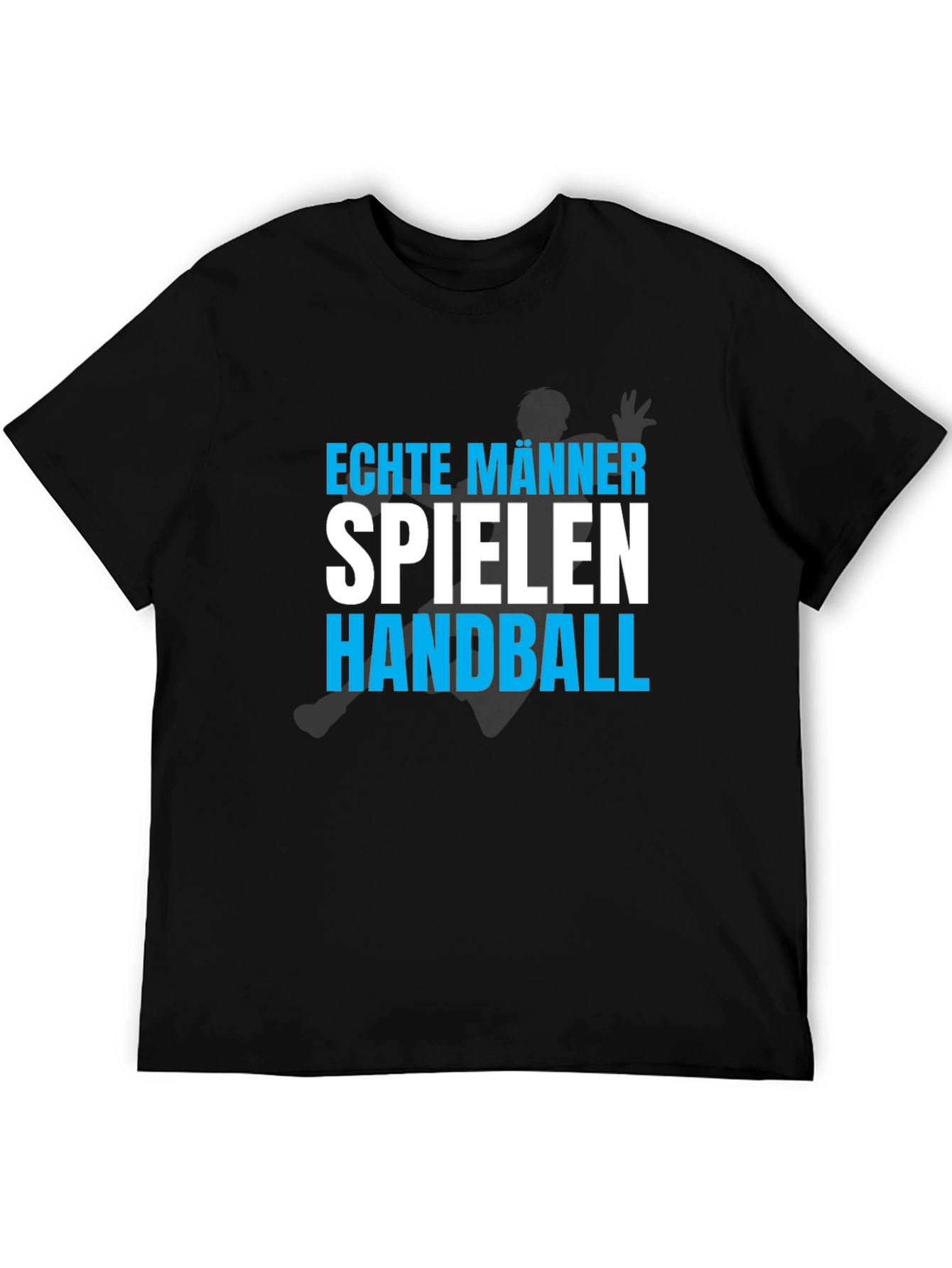 Echte Manner Spielen Handball T-Shirt