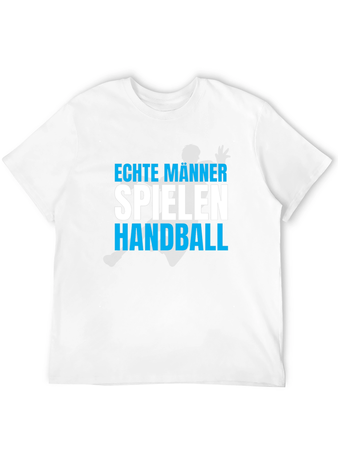 Echte Manner Spielen Handball T-Shirt