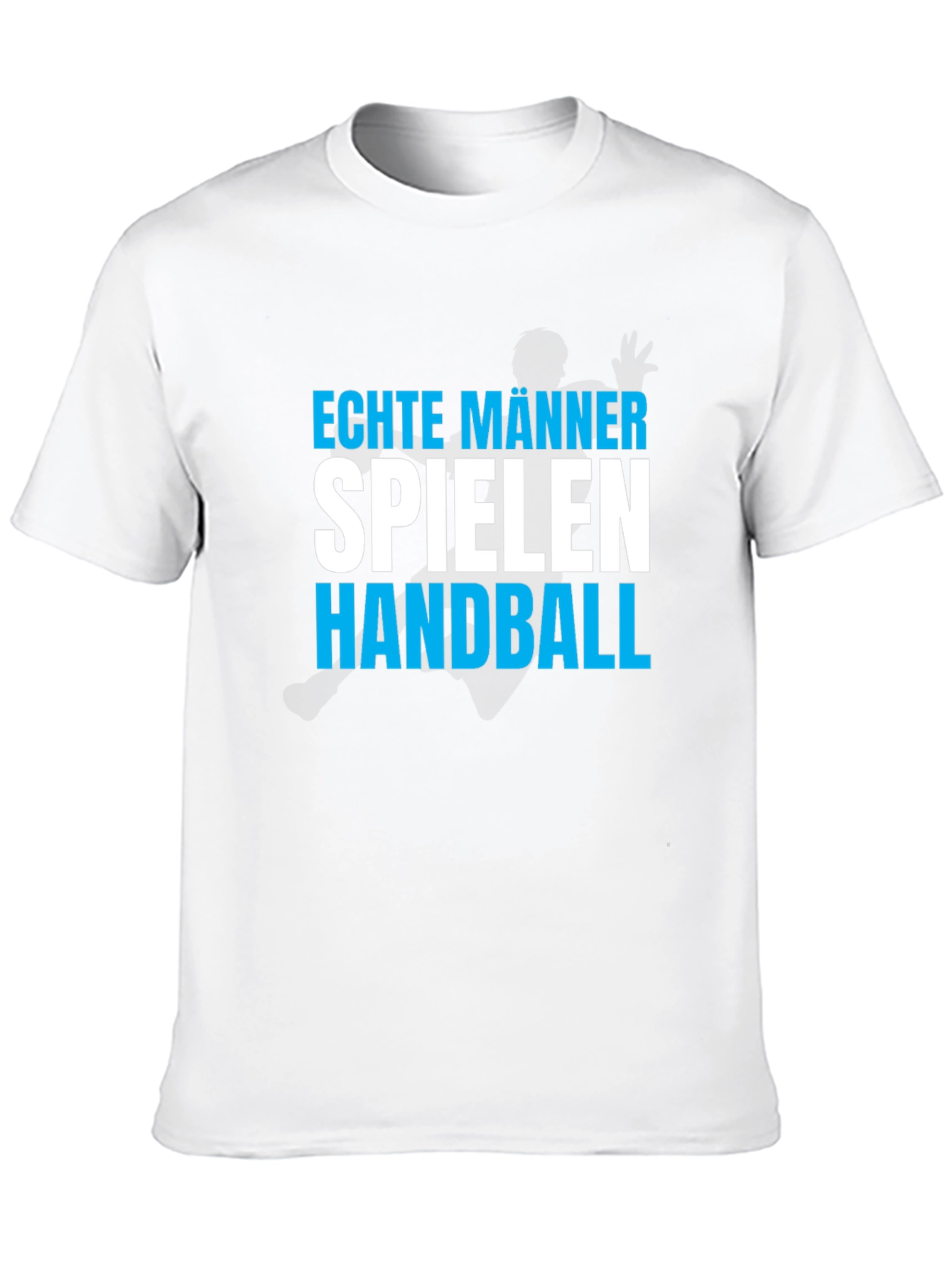 Echte Manner Spielen Handball T-Shirt