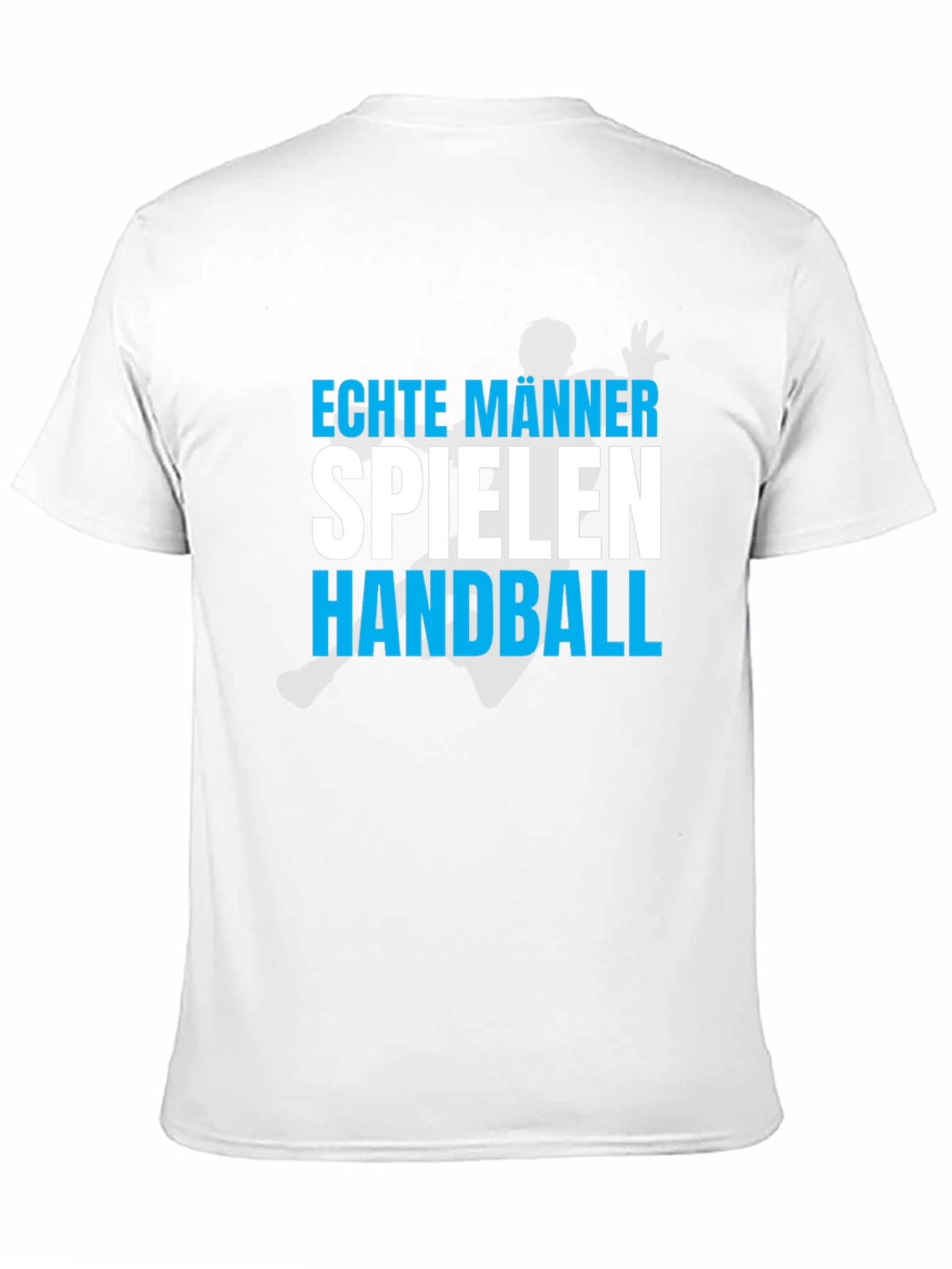 Echte Manner Spielen Handball T-Shirt