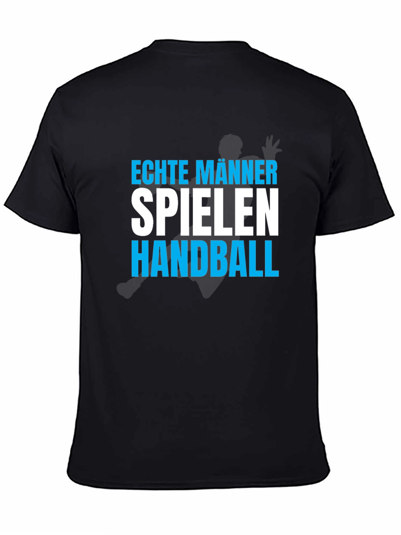Echte Manner Spielen Handball T-Shirt