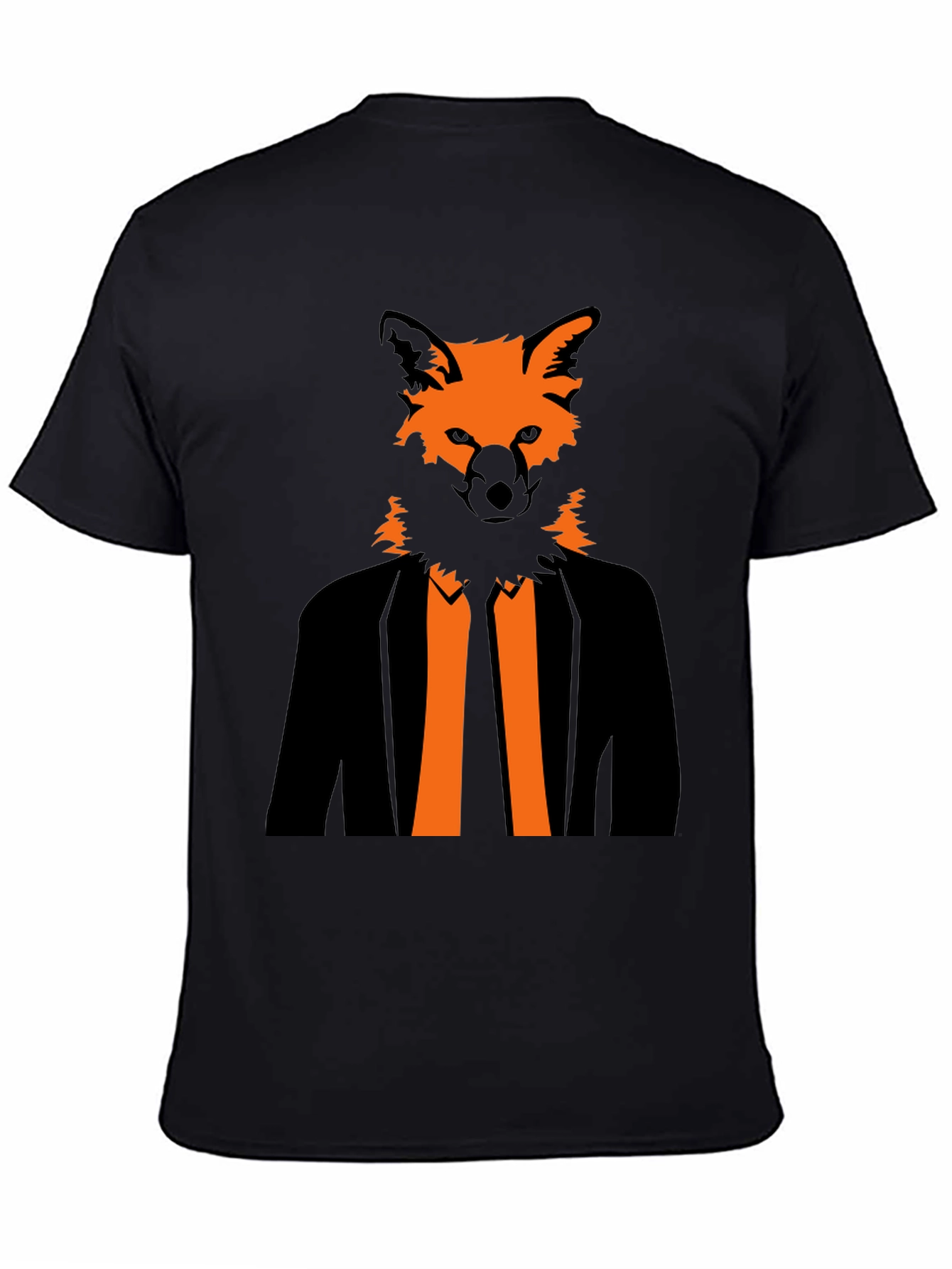 Fox Head Suit Graphic Tee - Stylish & Unique