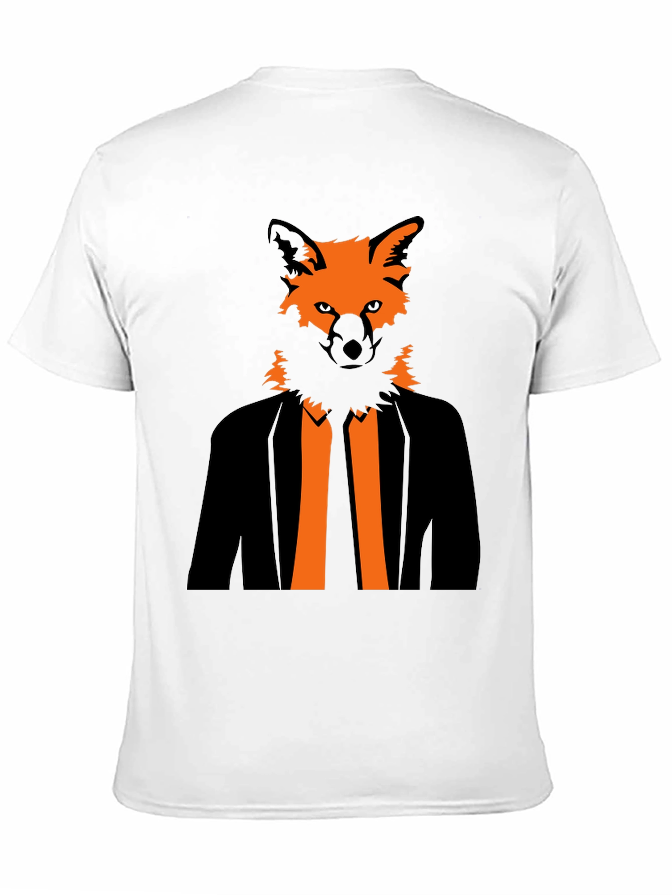 Fox Head Suit Graphic Tee - Stylish & Unique