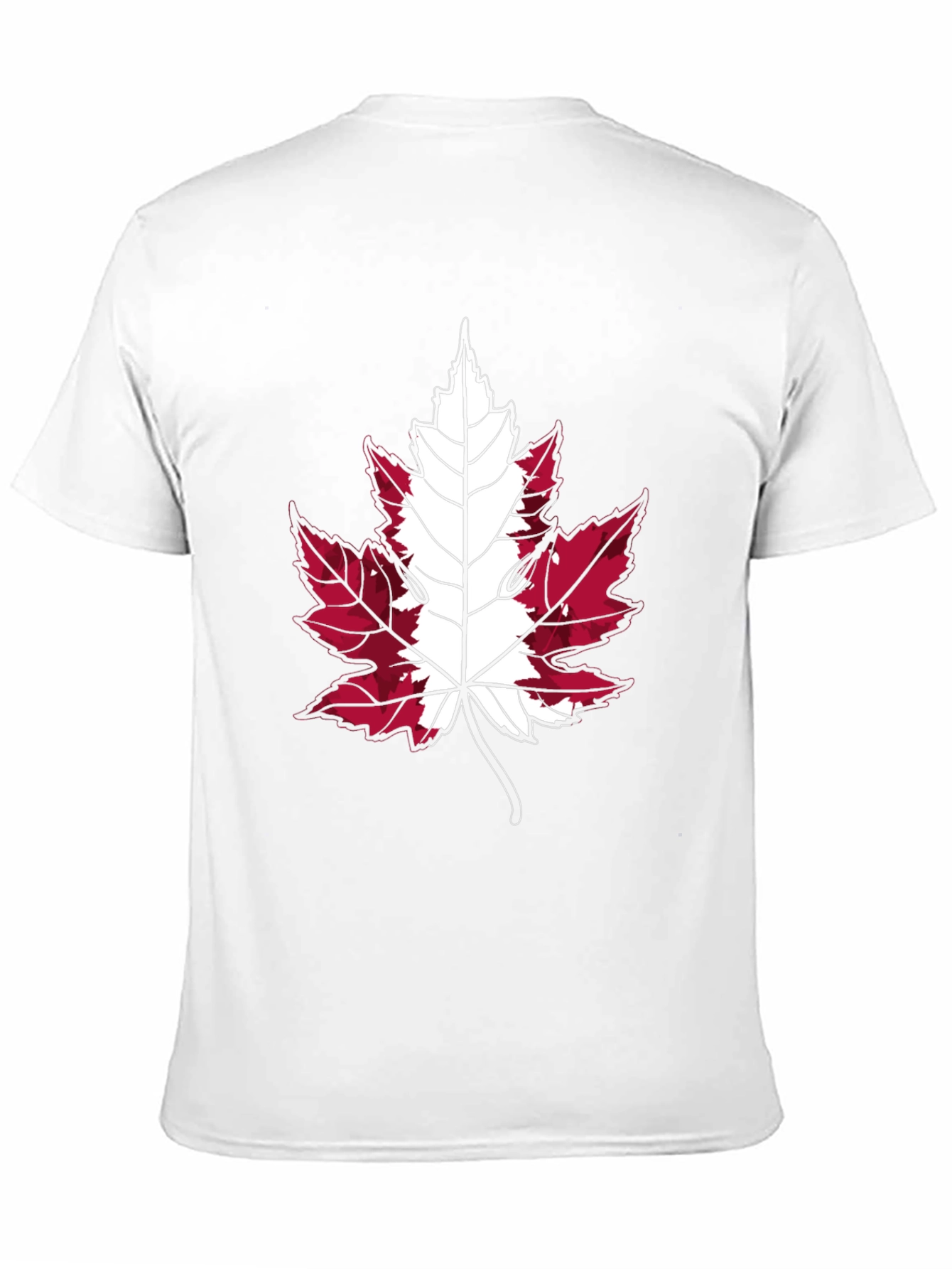 Canada Flag Maple Leaf T-Shirt - Black
