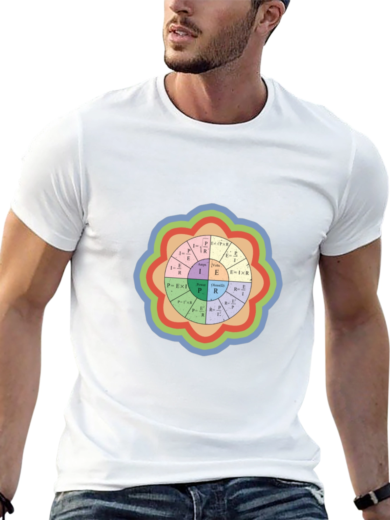 Electrical Engineering Formula Black T-Shirt