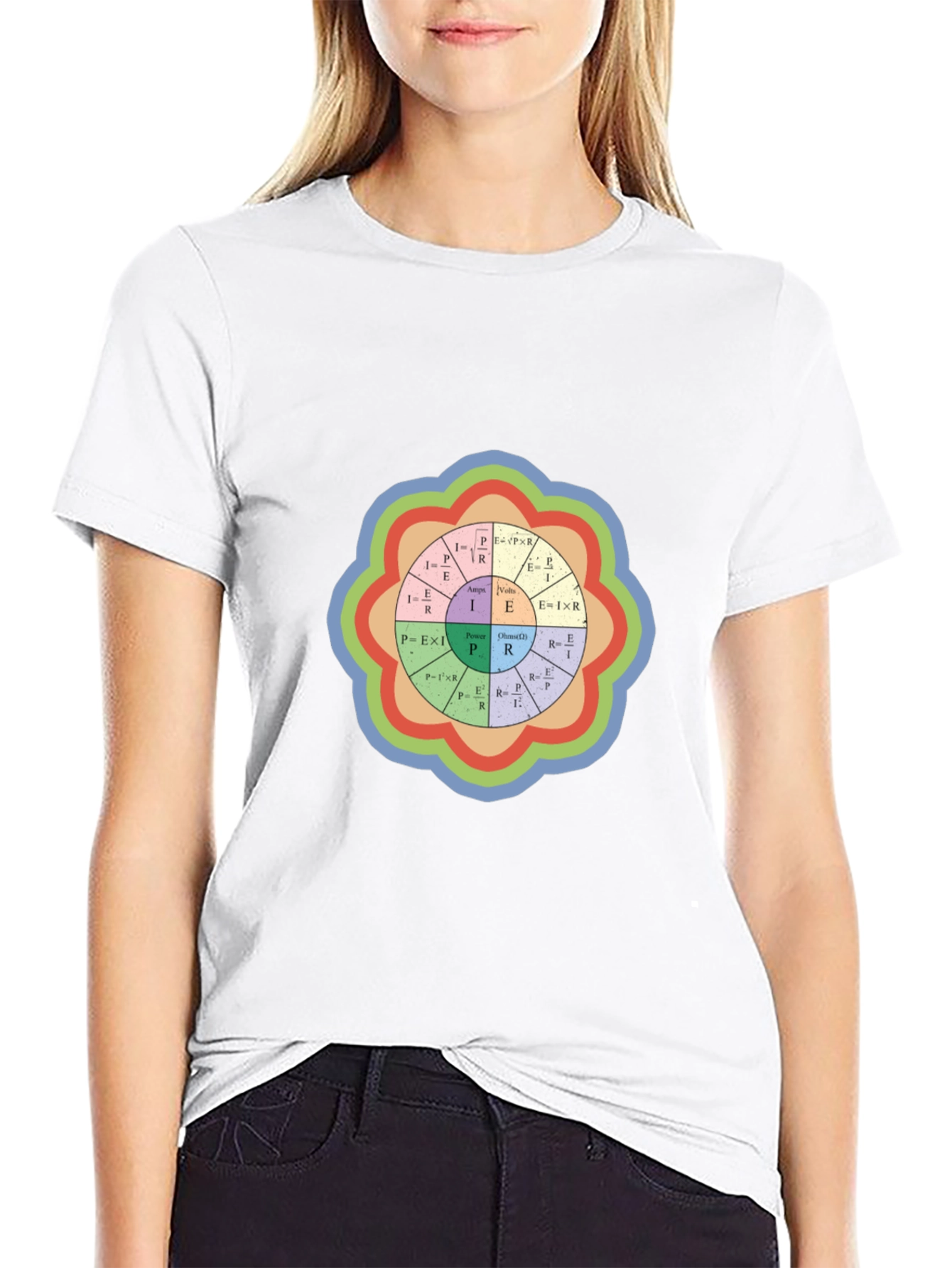 Electrical Engineering Formula Black T-Shirt