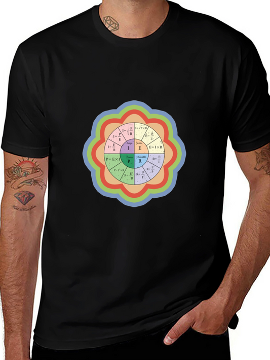 Electrical Engineering Formula Black T-Shirt
