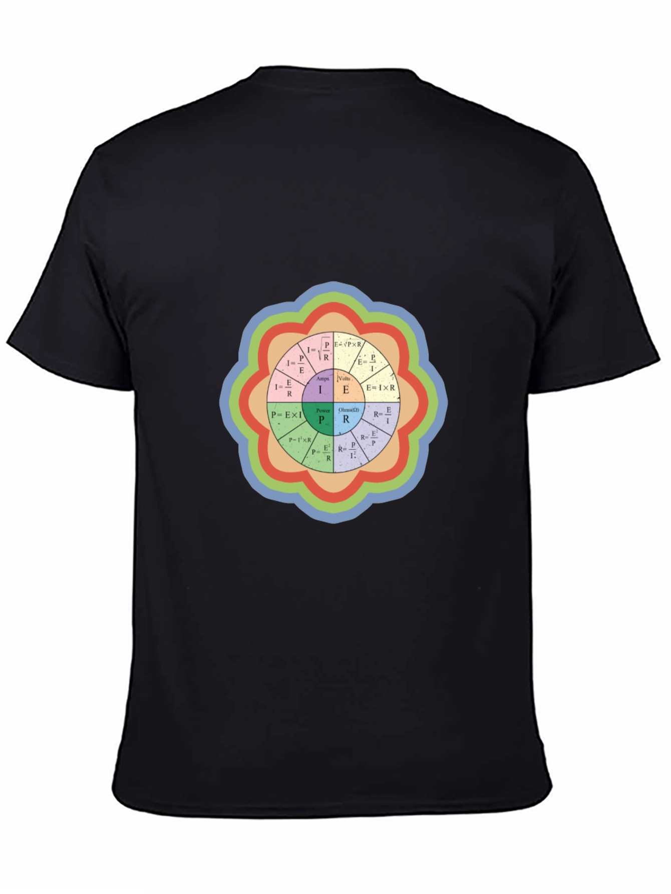 Electrical Engineering Formula Black T-Shirt