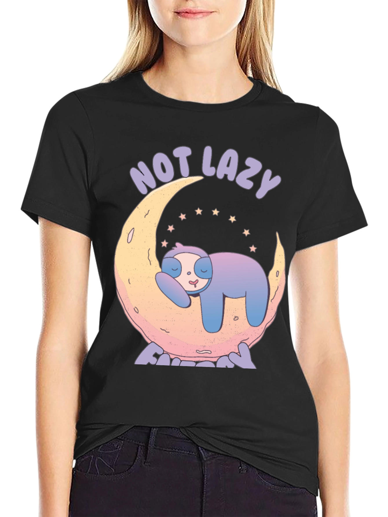 Not Lazy Sloth T-Shirt - Unisex Cotton Tee